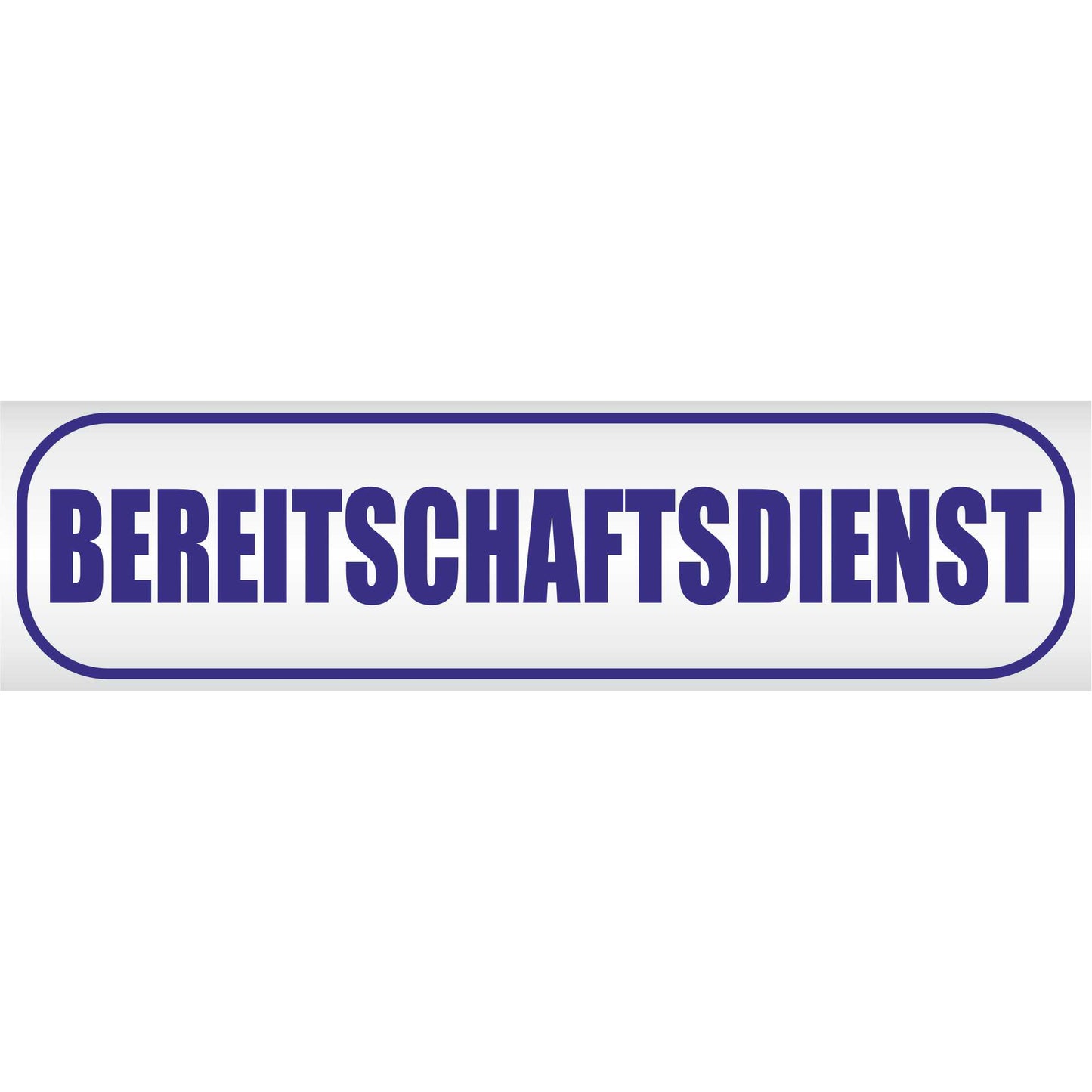 Magnetschild - Bereitschaftsdienst - Magnetfolie für Auto - LKW - Truck - Baustelle - Firma