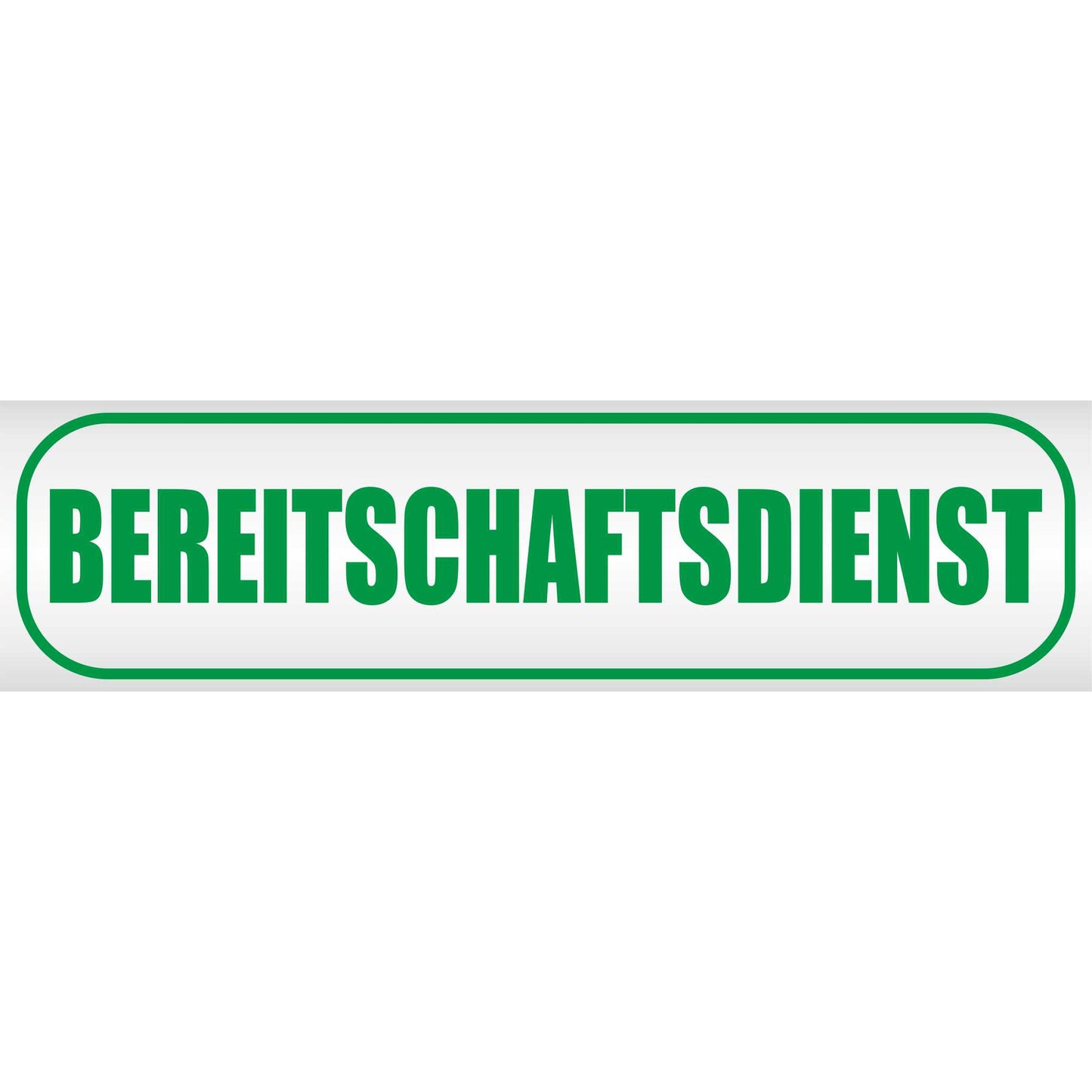 Magnetschild - Bereitschaftsdienst - Magnetfolie für Auto - LKW - Truck - Baustelle - Firma