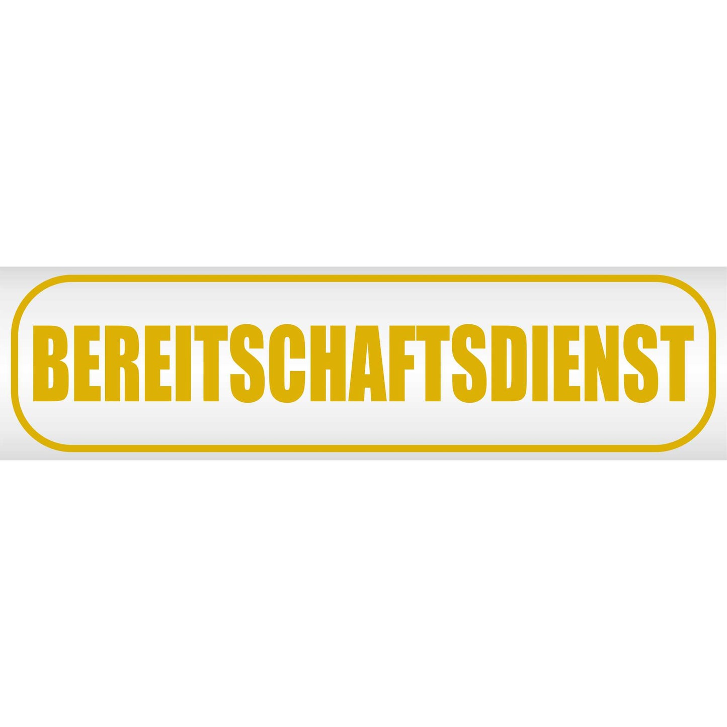 Magnetschild - Bereitschaftsdienst - Magnetfolie für Auto - LKW - Truck - Baustelle - Firma