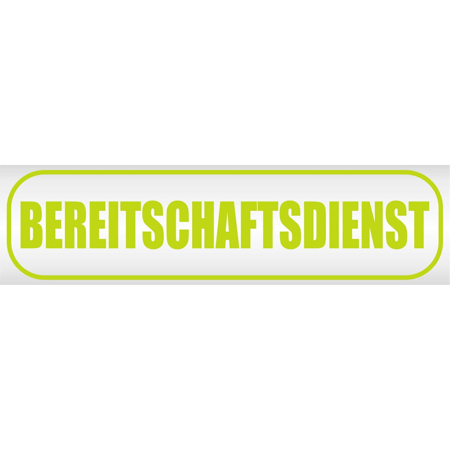 Magnetschild - Bereitschaftsdienst - Magnetfolie für Auto - LKW - Truck - Baustelle - Firma