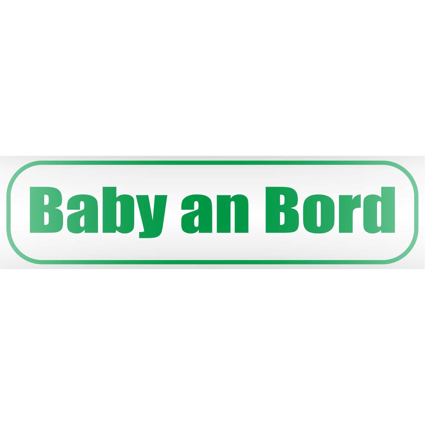 Magnetschild - Baby an Bord - Magnetfolie für Auto - LKW - Truck - Baustelle - Firma
