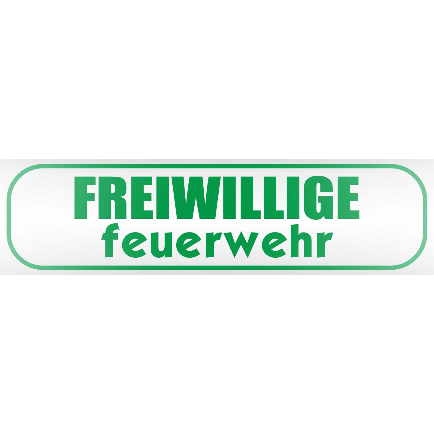 Magnetschild - Freiwillige Feuerwehr - Magnetfolie für Auto - LKW - Truck - Baustelle - Firma