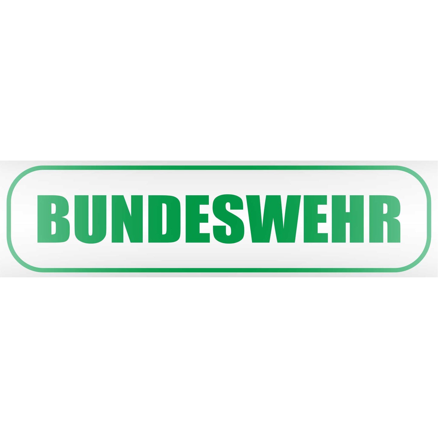Magnetschild - Bundeswehr BW - Magnetfolie für Auto - LKW - Truck - Baustelle - Firma
