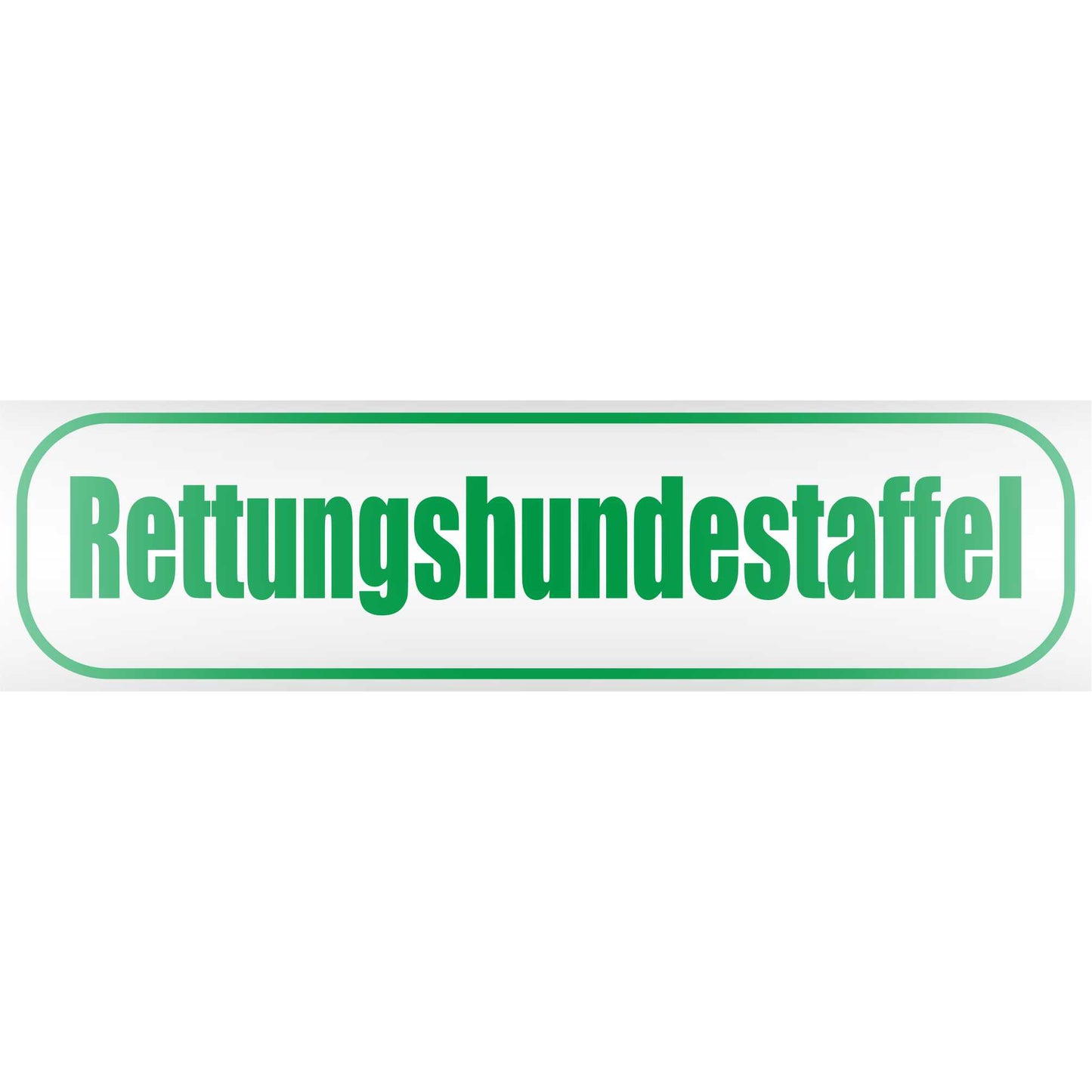 Magnetschild - Rettungshundestaffel - Magnetfolie für Auto - LKW - Truck - Baustelle - Firma