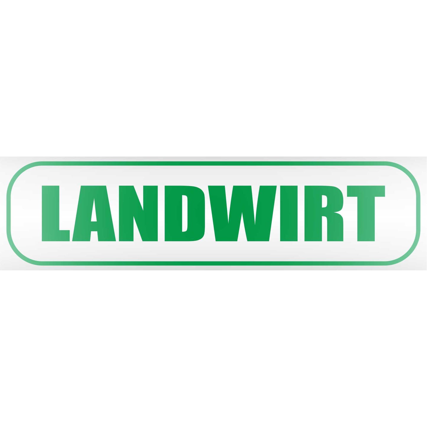 Magnetschild - Landwirt - Magnetfolie für Auto - LKW - Truck - Baustelle - Firma
