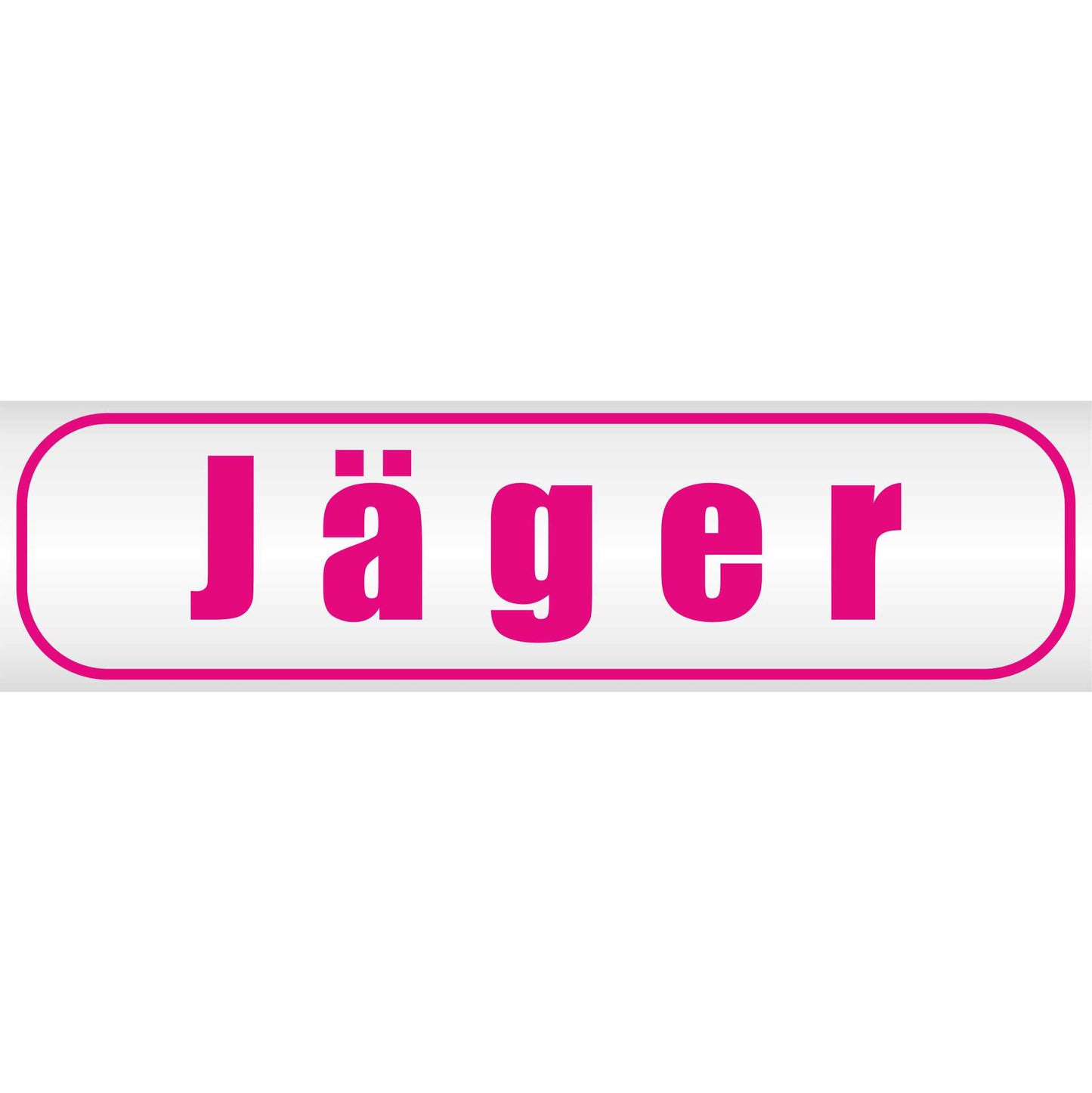 Magnetschild - Jäger - Magnetfolie für Auto - LKW - Truck - Baustelle - Firma