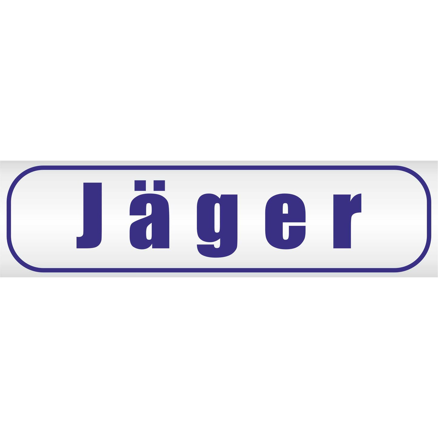 Magnetschild - Jäger - Magnetfolie für Auto - LKW - Truck - Baustelle - Firma
