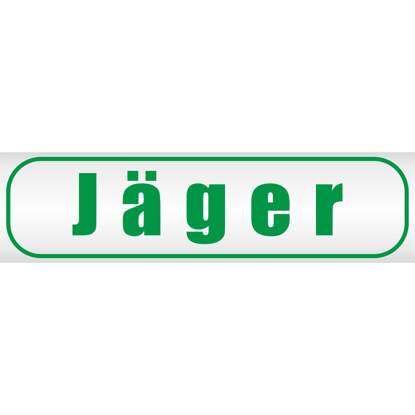 Magnetschild - Jäger - Magnetfolie für Auto - LKW - Truck - Baustelle - Firma