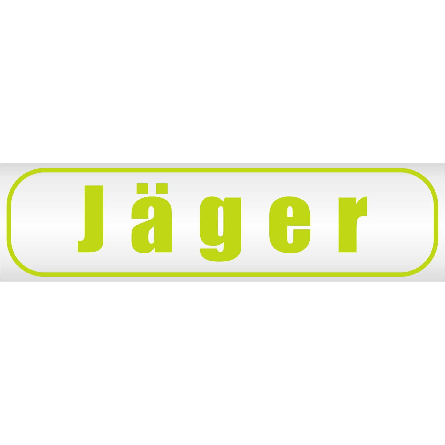 Magnetschild - Jäger - Magnetfolie für Auto - LKW - Truck - Baustelle - Firma