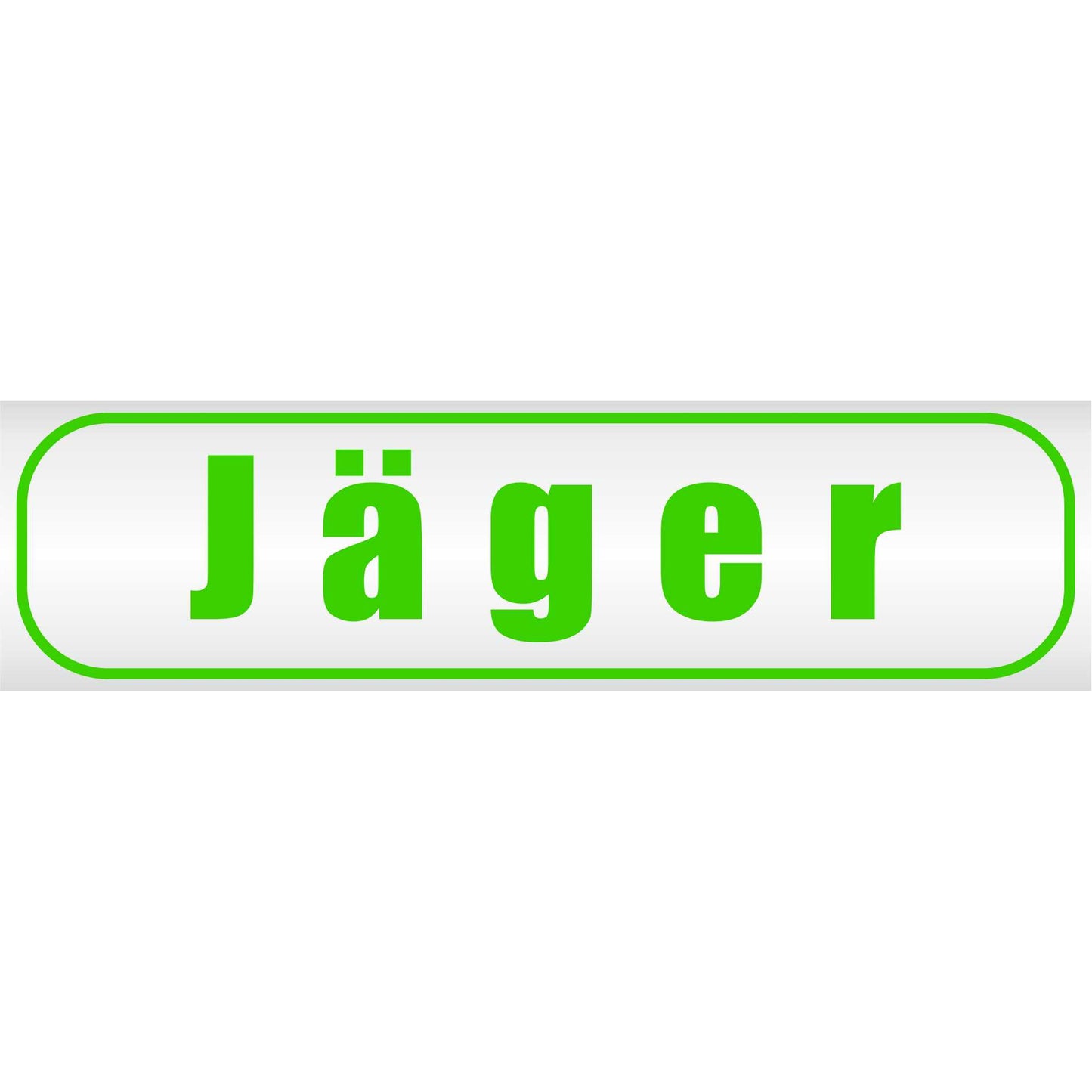 Magnetschild - Jäger - Magnetfolie für Auto - LKW - Truck - Baustelle - Firma