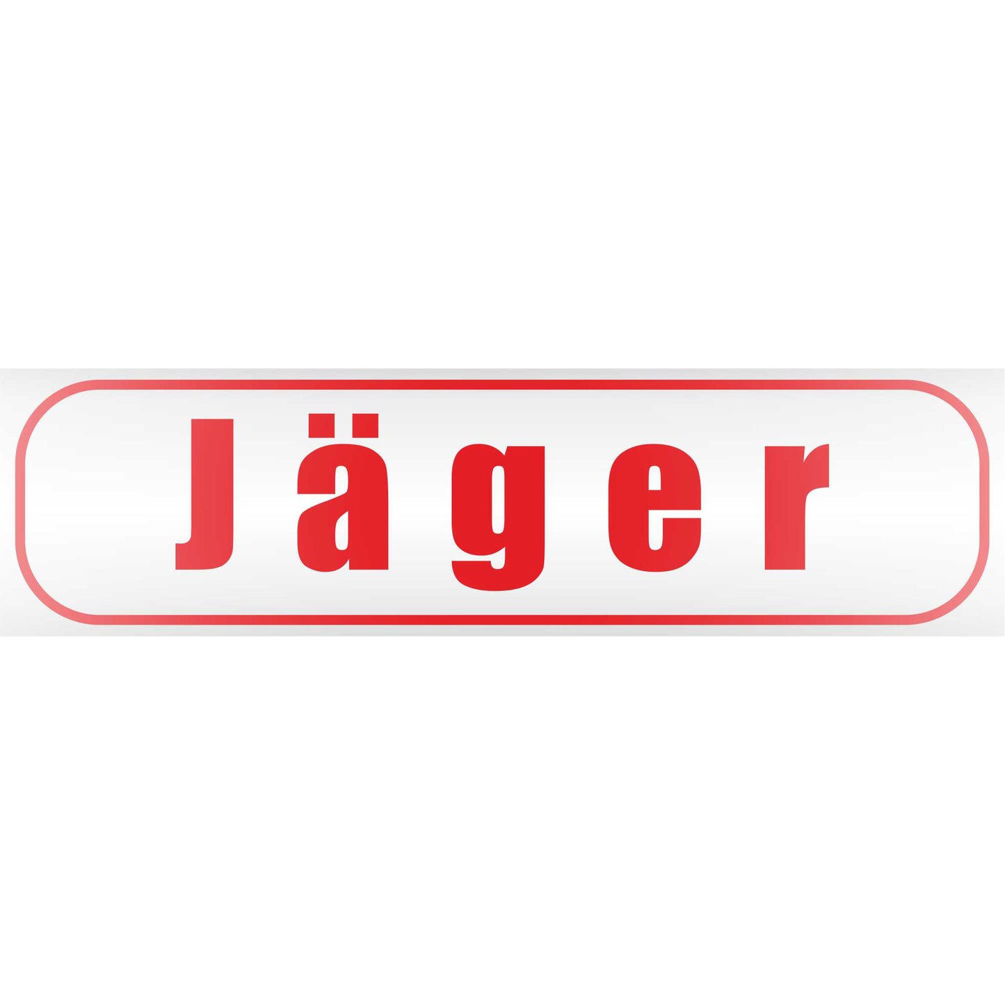 Magnetschild - Jäger - Magnetfolie für Auto - LKW - Truck - Baustelle - Firma