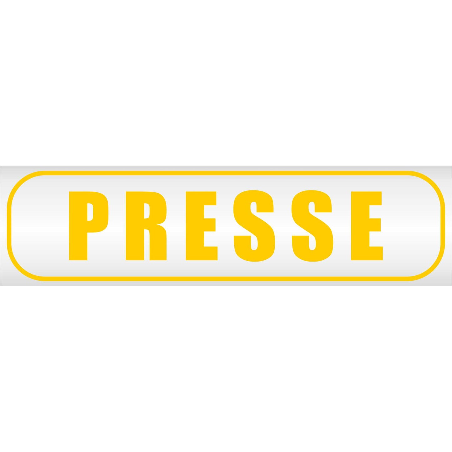 Magnetschild - Presse - Magnetfolie für Auto - LKW - Truck - Baustelle - Firma