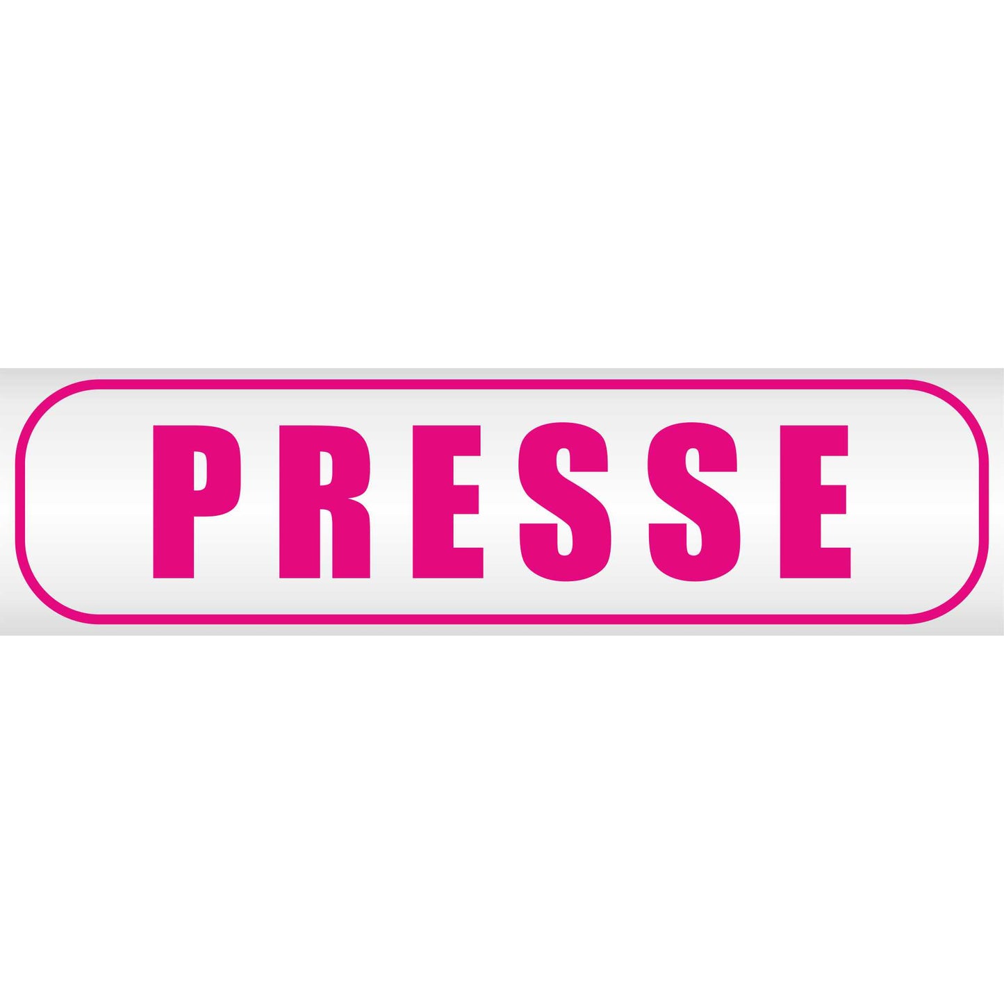 Magnetschild - Presse - Magnetfolie für Auto - LKW - Truck - Baustelle - Firma