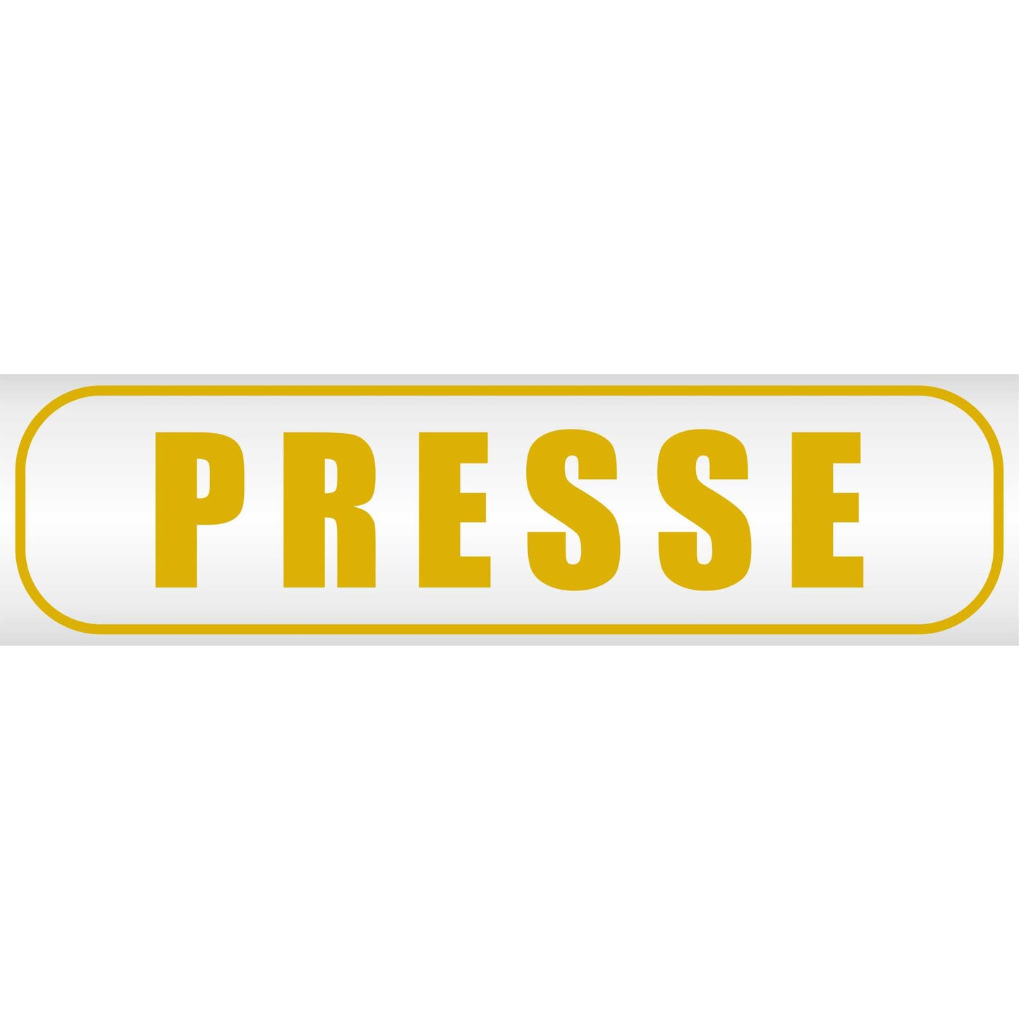 Magnetschild - Presse - Magnetfolie für Auto - LKW - Truck - Baustelle - Firma
