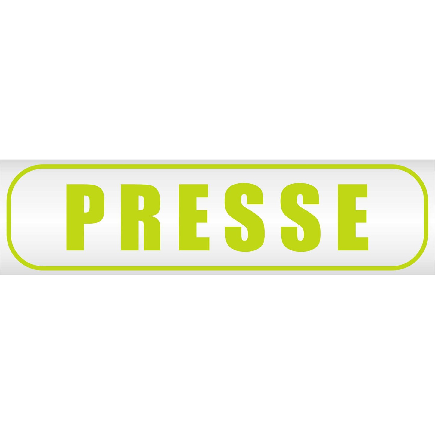 Magnetschild - Presse - Magnetfolie für Auto - LKW - Truck - Baustelle - Firma