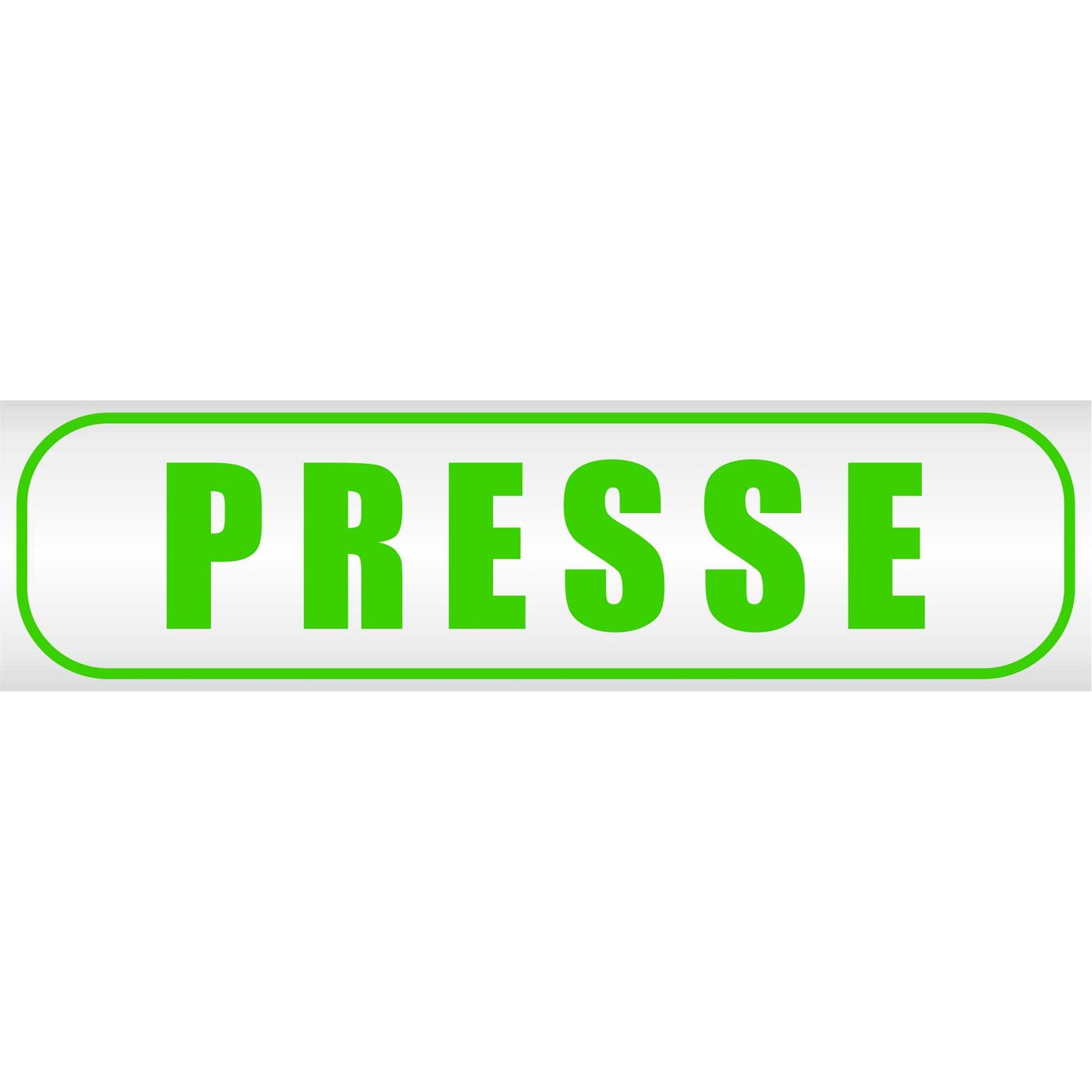 Magnetschild - Presse - Magnetfolie für Auto - LKW - Truck - Baustelle - Firma
