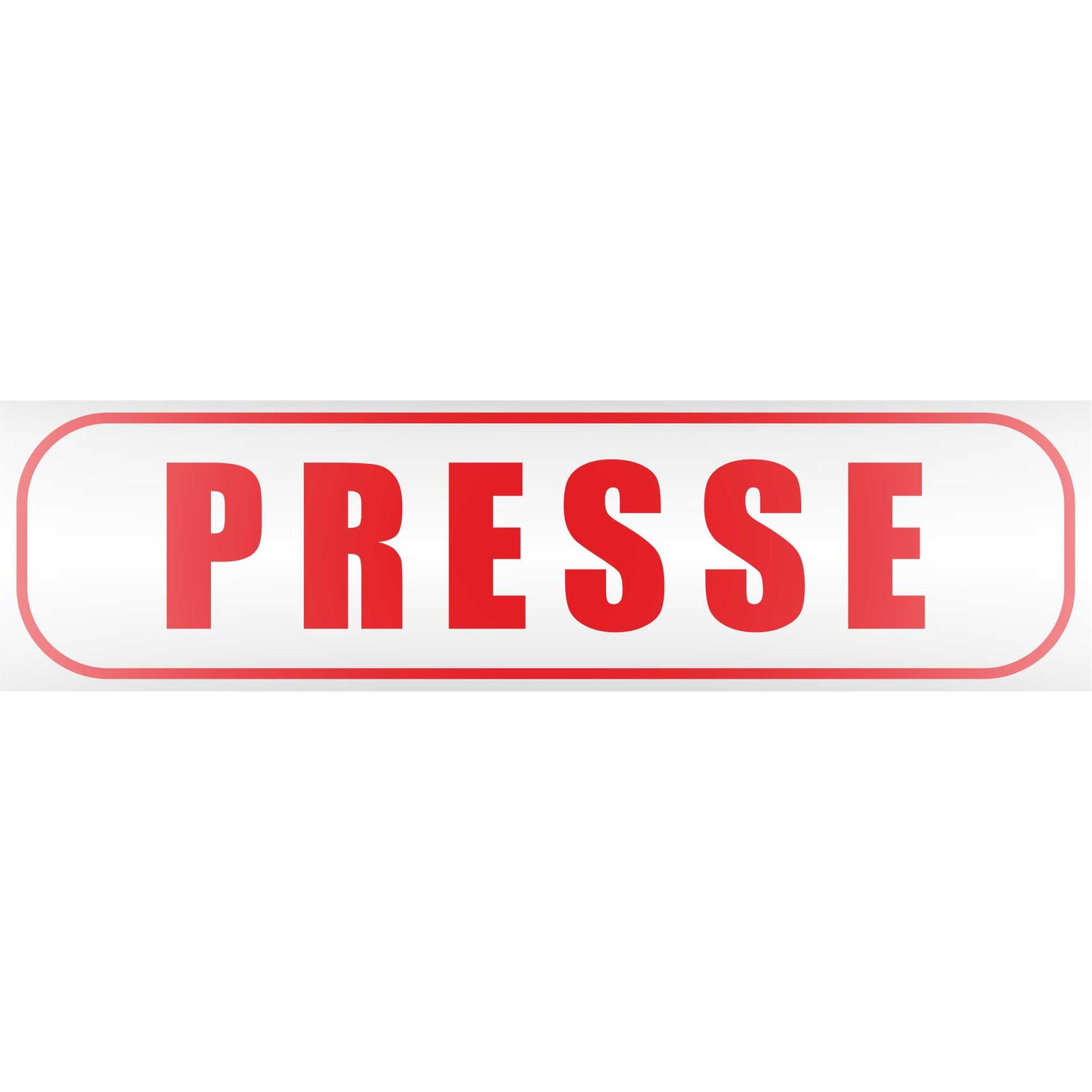 Magnetschild - Presse - Magnetfolie für Auto - LKW - Truck - Baustelle - Firma