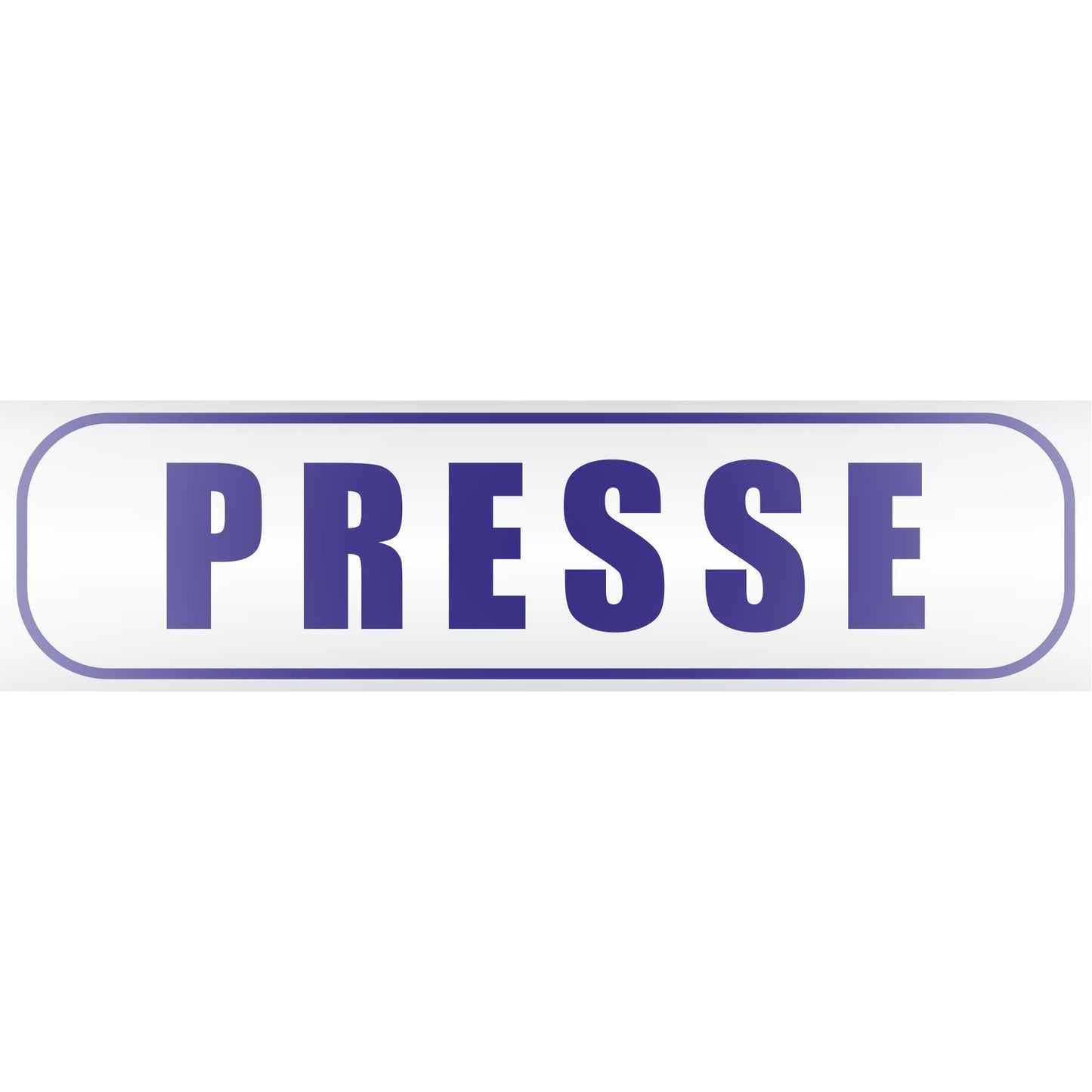 Magnetschild - Presse - Magnetfolie für Auto - LKW - Truck - Baustelle - Firma