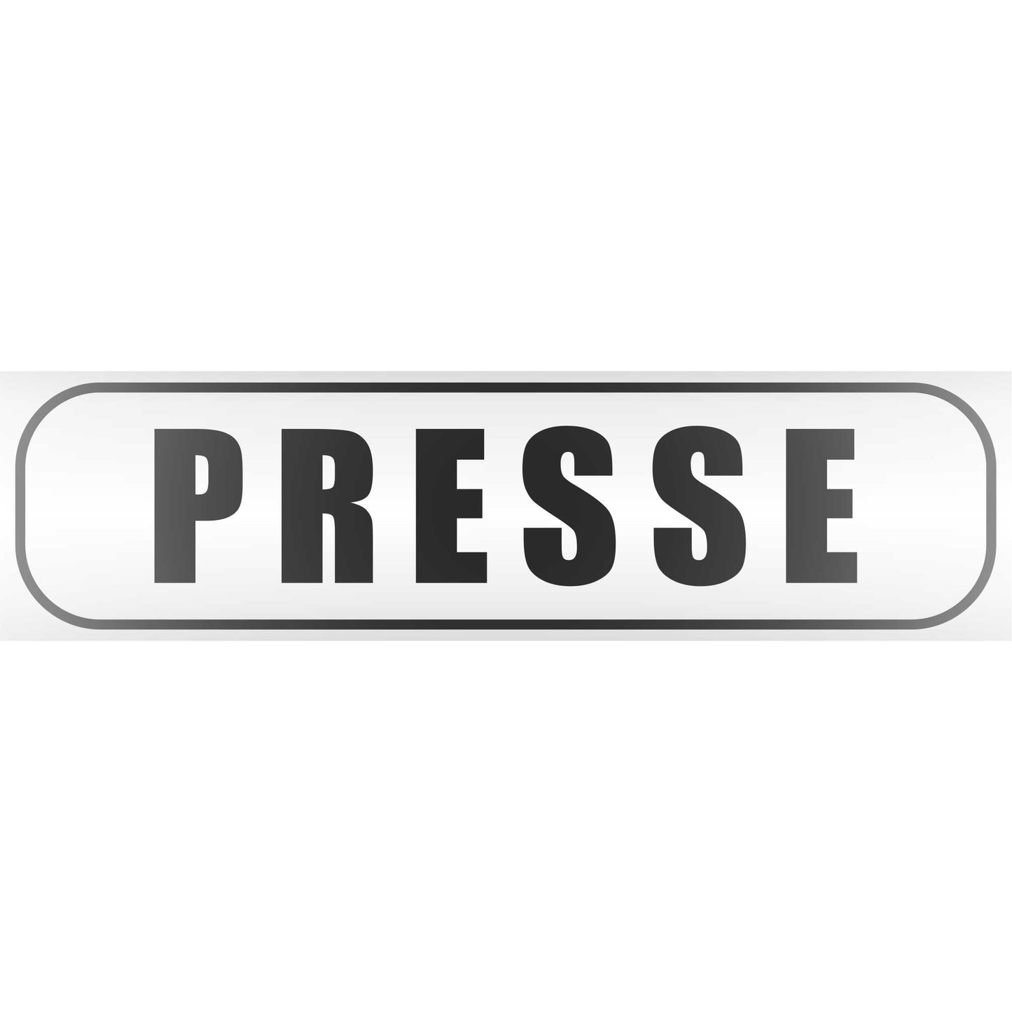 Magnetschild - Presse - Magnetfolie für Auto - LKW - Truck - Baustelle - Firma