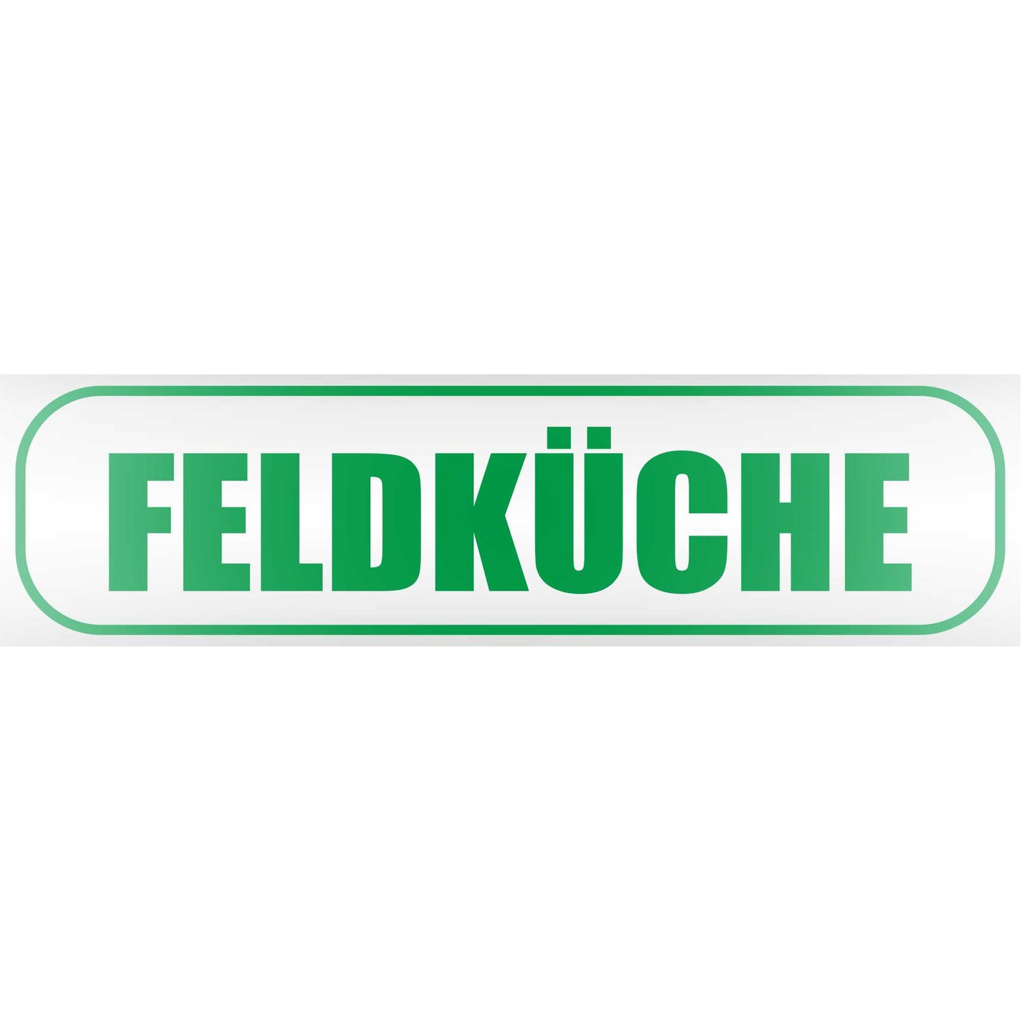 Magnetschild - Feldküche - Magnetfolie für Auto - LKW - Truck - Baustelle - Firma
