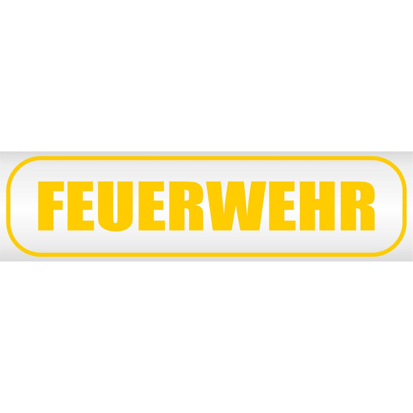 Magnetschild - Feuerwehr - Magnetfolie für Auto - LKW - Truck - Baustelle - Firma