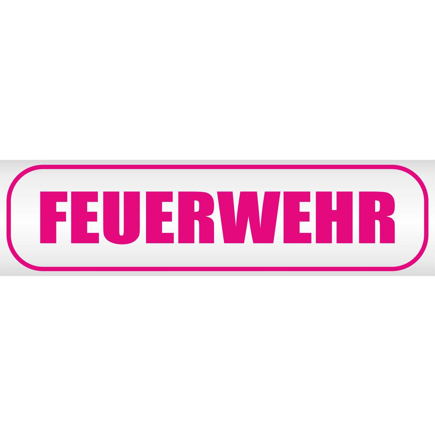 Magnetschild - Feuerwehr - Magnetfolie für Auto - LKW - Truck - Baustelle - Firma