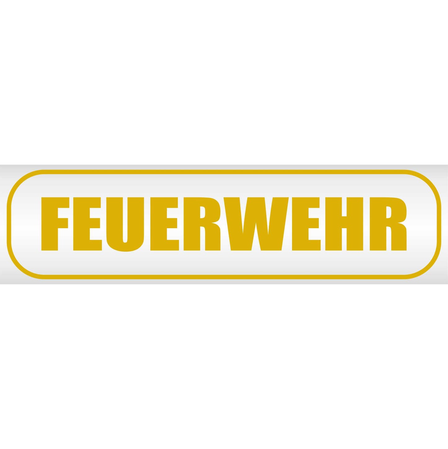 Magnetschild - Feuerwehr - Magnetfolie für Auto - LKW - Truck - Baustelle - Firma