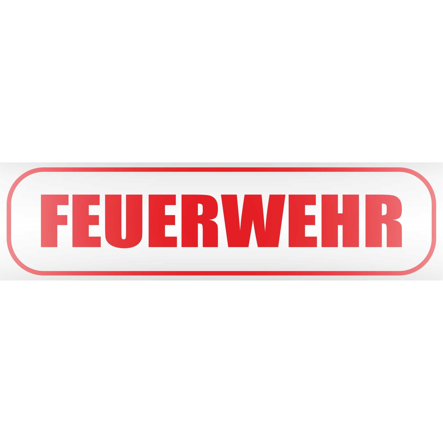 Magnetschild - Feuerwehr - Magnetfolie für Auto - LKW - Truck - Baustelle - Firma
