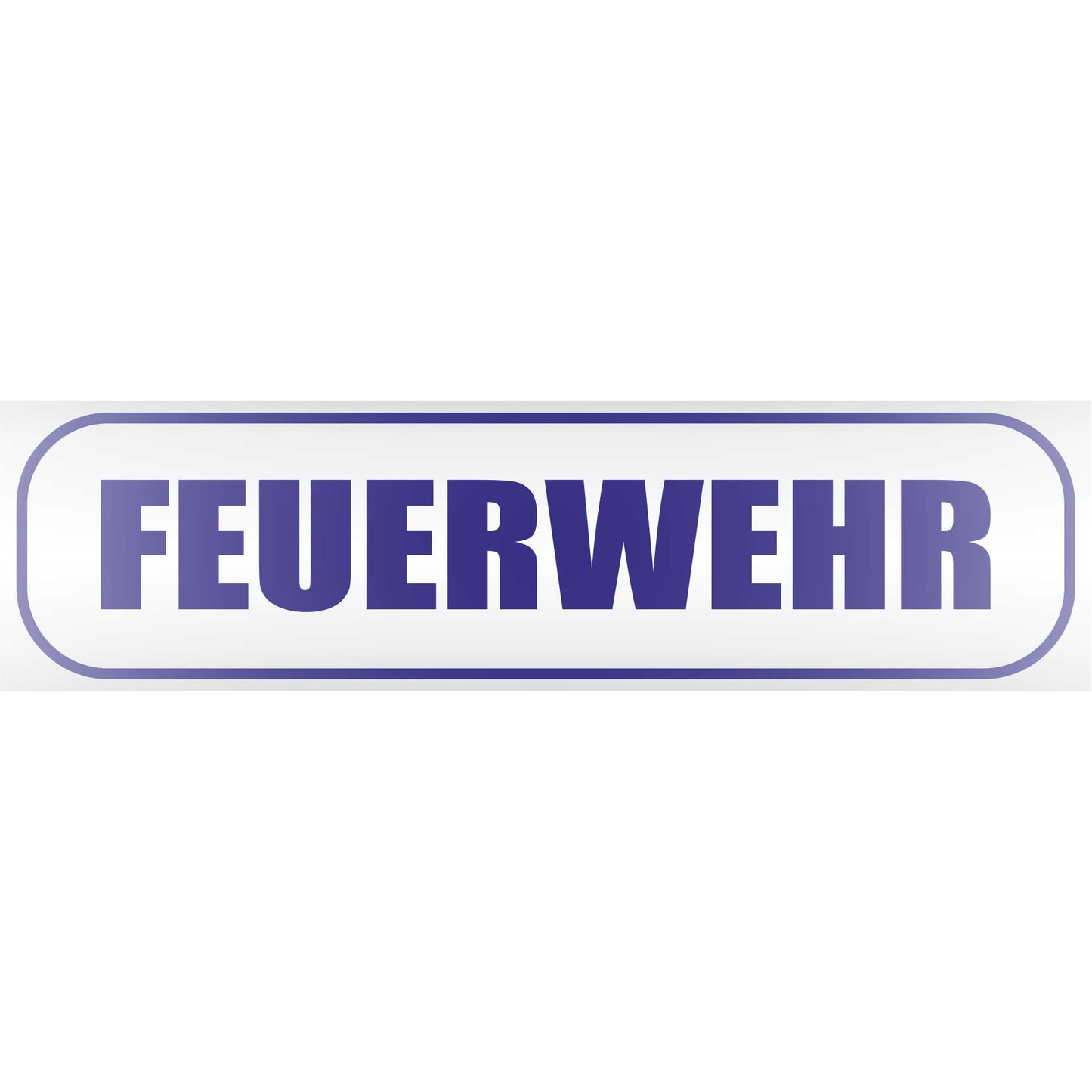 Magnetschild - Feuerwehr - Magnetfolie für Auto - LKW - Truck - Baustelle - Firma