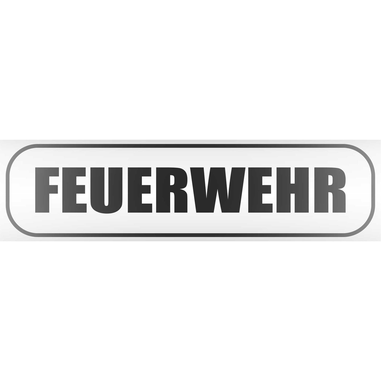 Magnetschild - Feuerwehr - Magnetfolie für Auto - LKW - Truck - Baustelle - Firma