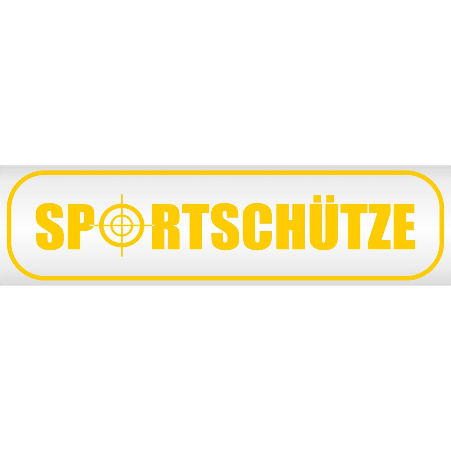 Magnetschild - Sportschütze - Magnetfolie für Auto - LKW - Truck - Baustelle - Firma