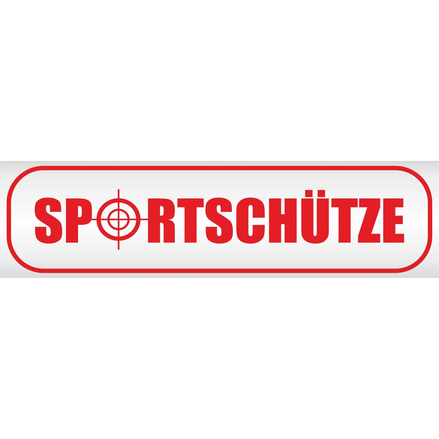Magnetschild - Sportschütze - Magnetfolie für Auto - LKW - Truck - Baustelle - Firma