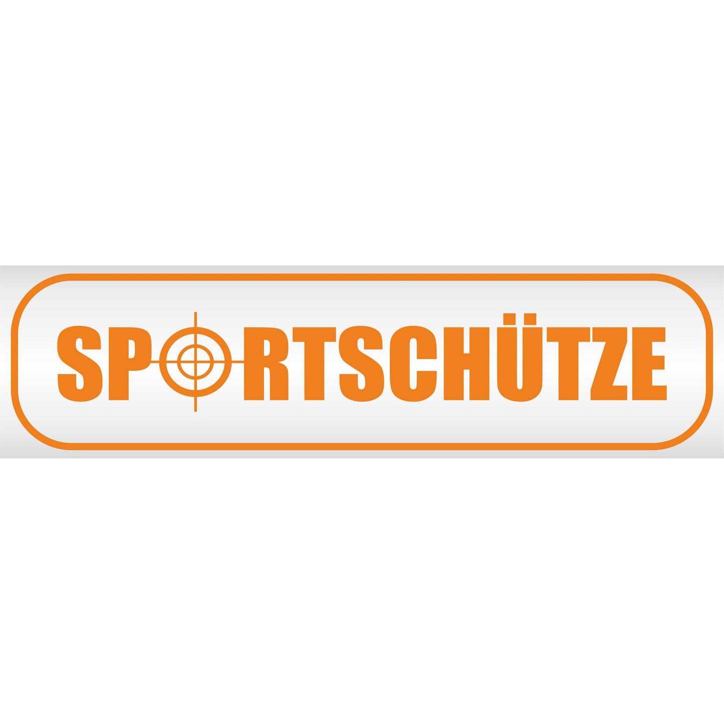 Magnetschild - Sportschütze - Magnetfolie für Auto - LKW - Truck - Baustelle - Firma