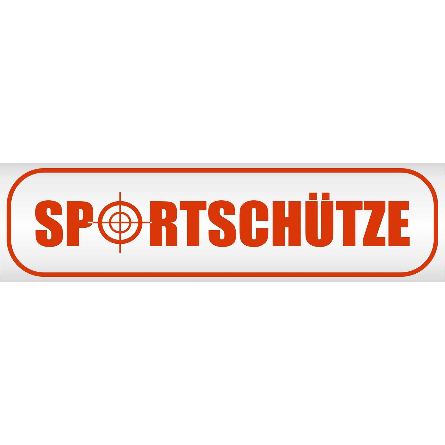 Magnetschild - Sportschütze - Magnetfolie für Auto - LKW - Truck - Baustelle - Firma