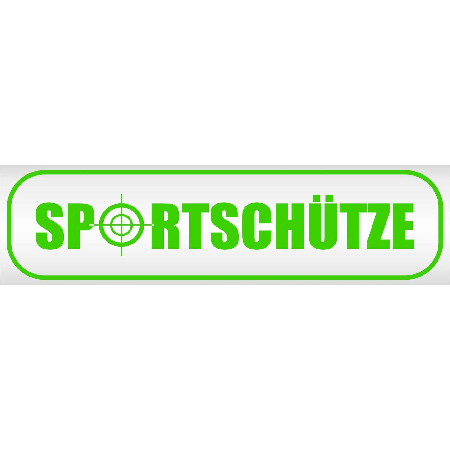 Magnetschild - Sportschütze - Magnetfolie für Auto - LKW - Truck - Baustelle - Firma