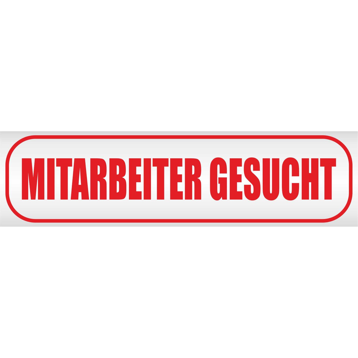 Magnetschild - Mitarbeiter gesucht - Magnetfolie für Auto - LKW - Truck - Baustelle - Firma