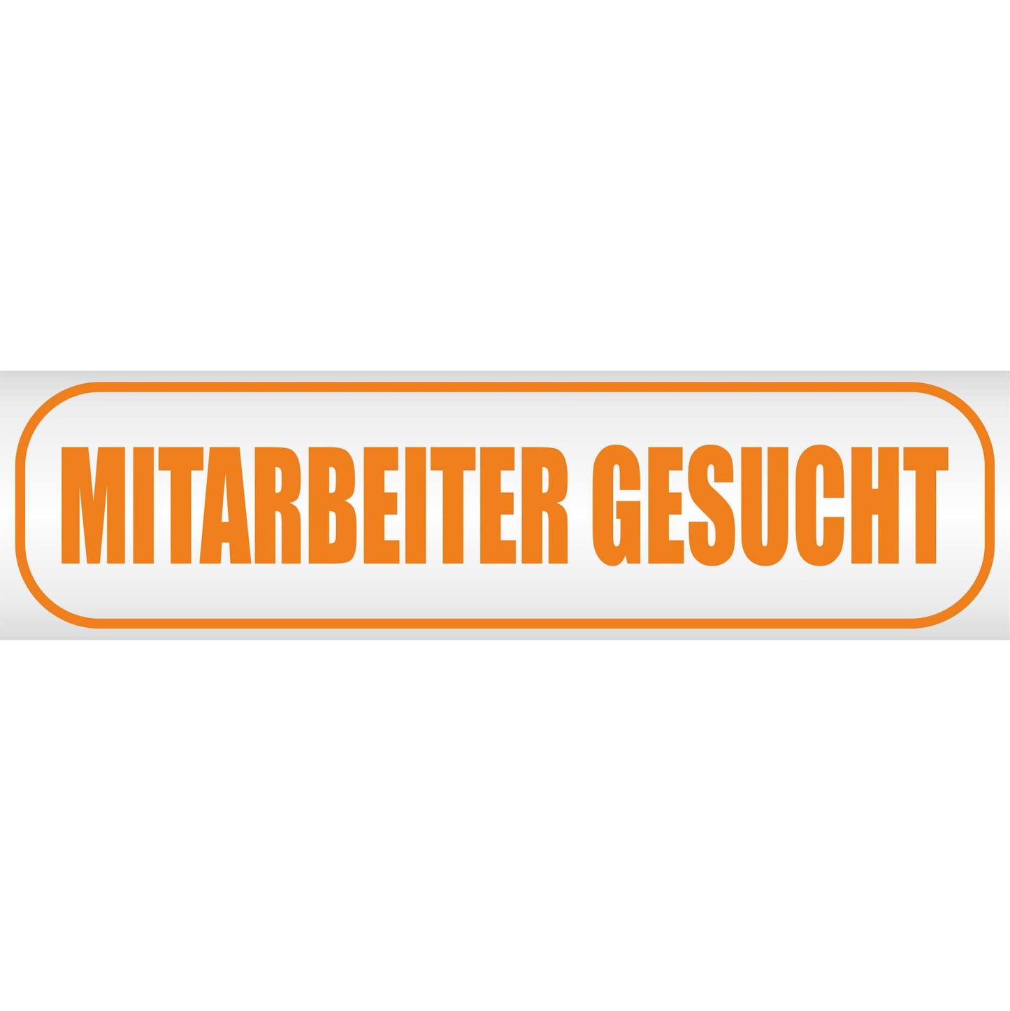 Magnetschild - Mitarbeiter gesucht - Magnetfolie für Auto - LKW - Truck - Baustelle - Firma