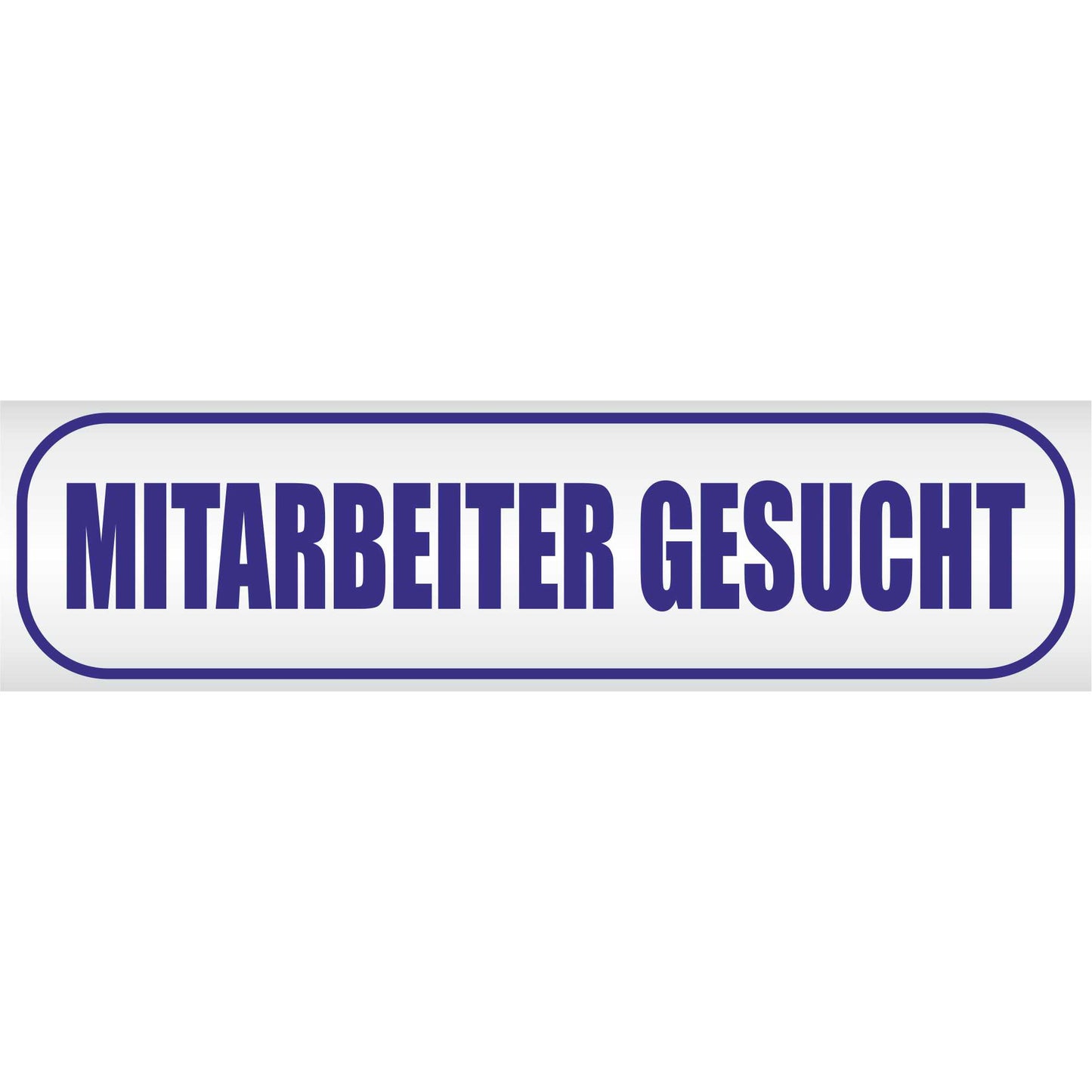 Magnetschild - Mitarbeiter gesucht - Magnetfolie für Auto - LKW - Truck - Baustelle - Firma
