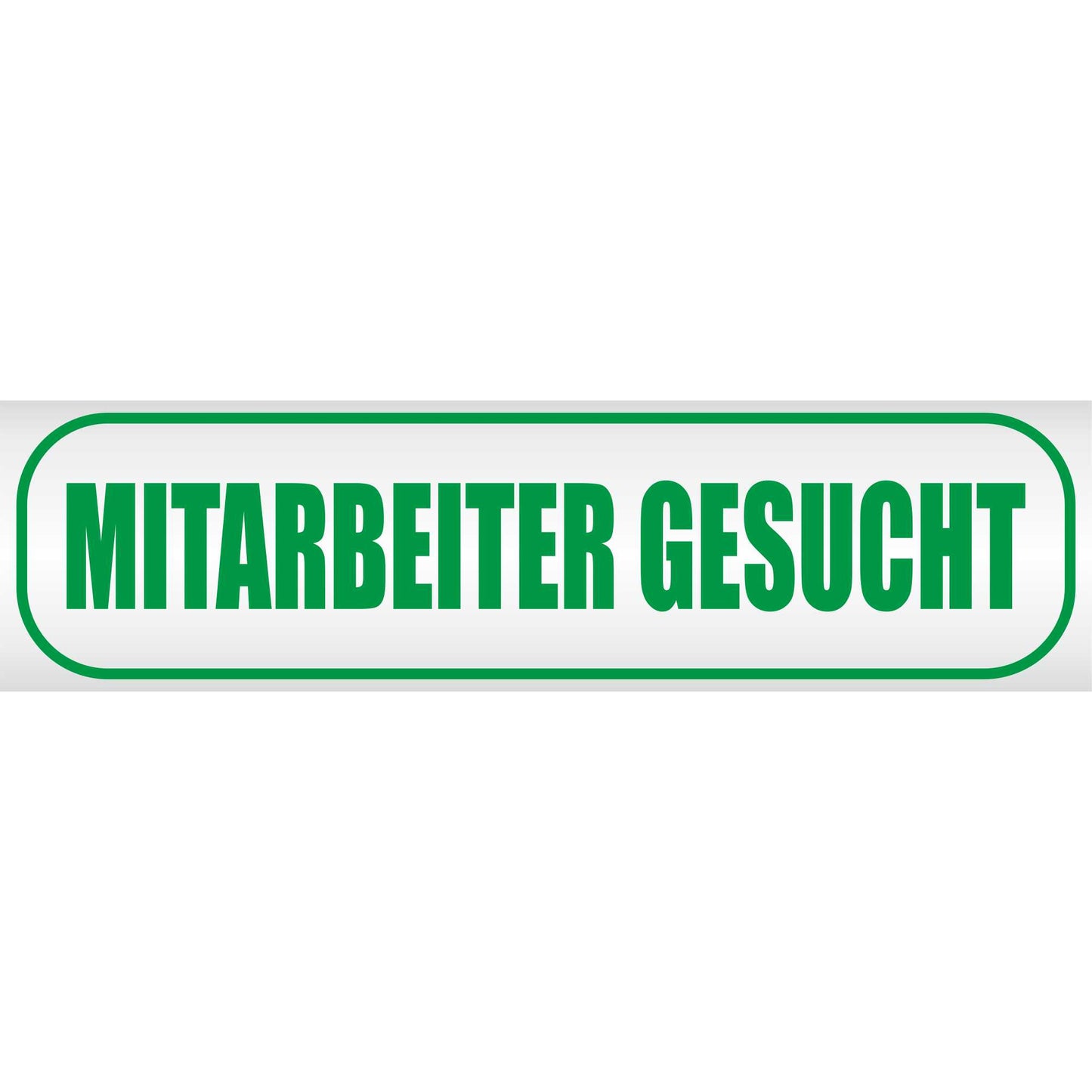 Magnetschild - Mitarbeiter gesucht - Magnetfolie für Auto - LKW - Truck - Baustelle - Firma