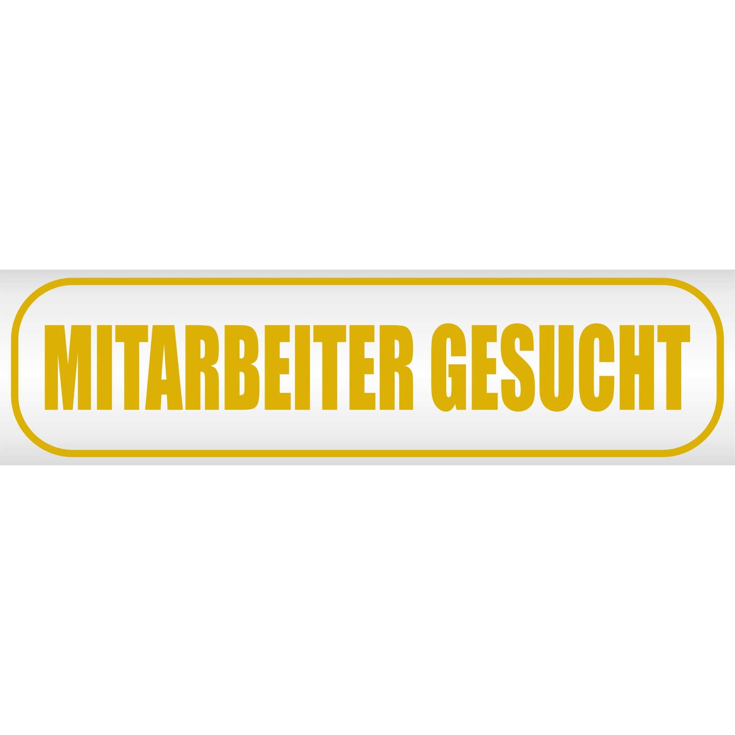 Magnetschild - Mitarbeiter gesucht - Magnetfolie für Auto - LKW - Truck - Baustelle - Firma