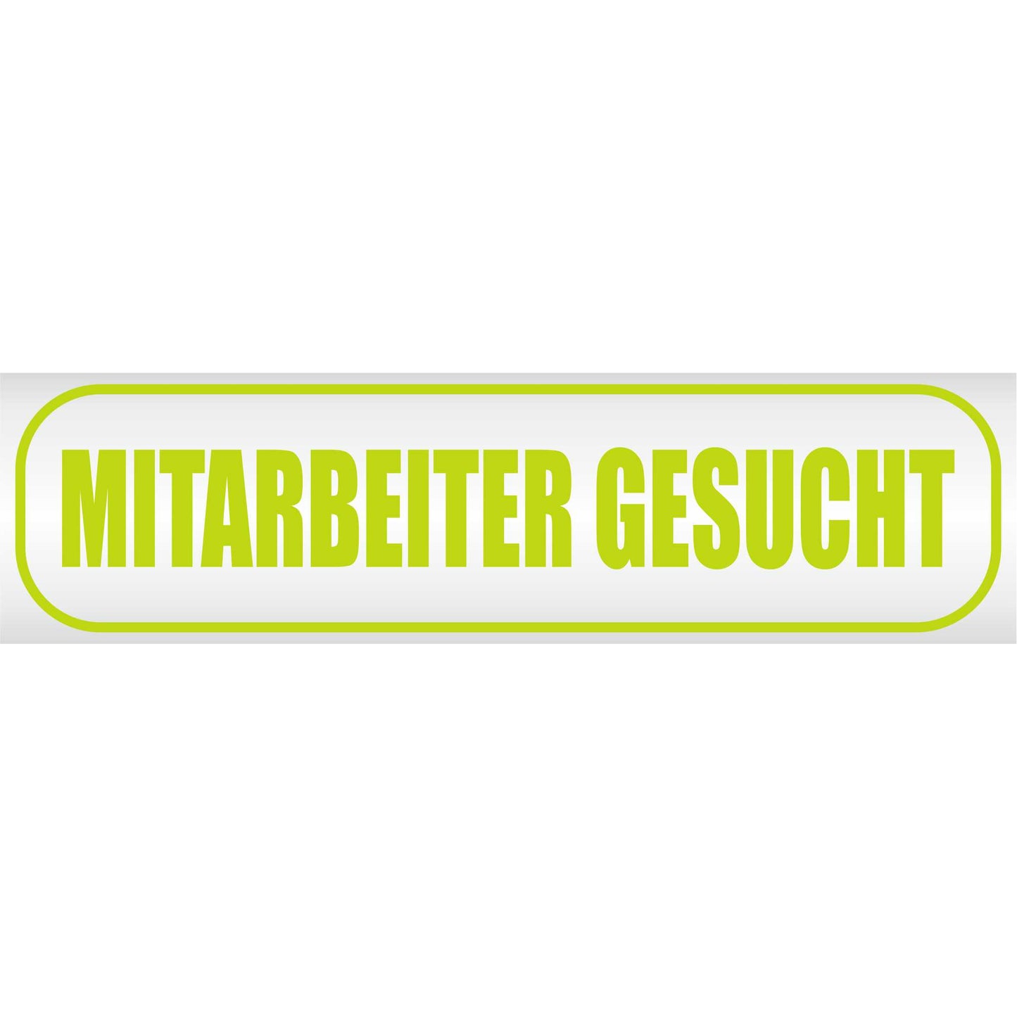 Magnetschild - Mitarbeiter gesucht - Magnetfolie für Auto - LKW - Truck - Baustelle - Firma