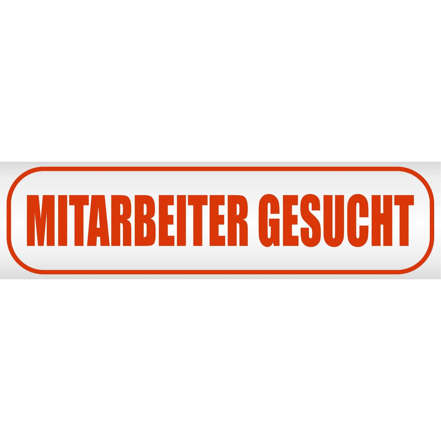 Magnetschild - Mitarbeiter gesucht - Magnetfolie für Auto - LKW - Truck - Baustelle - Firma