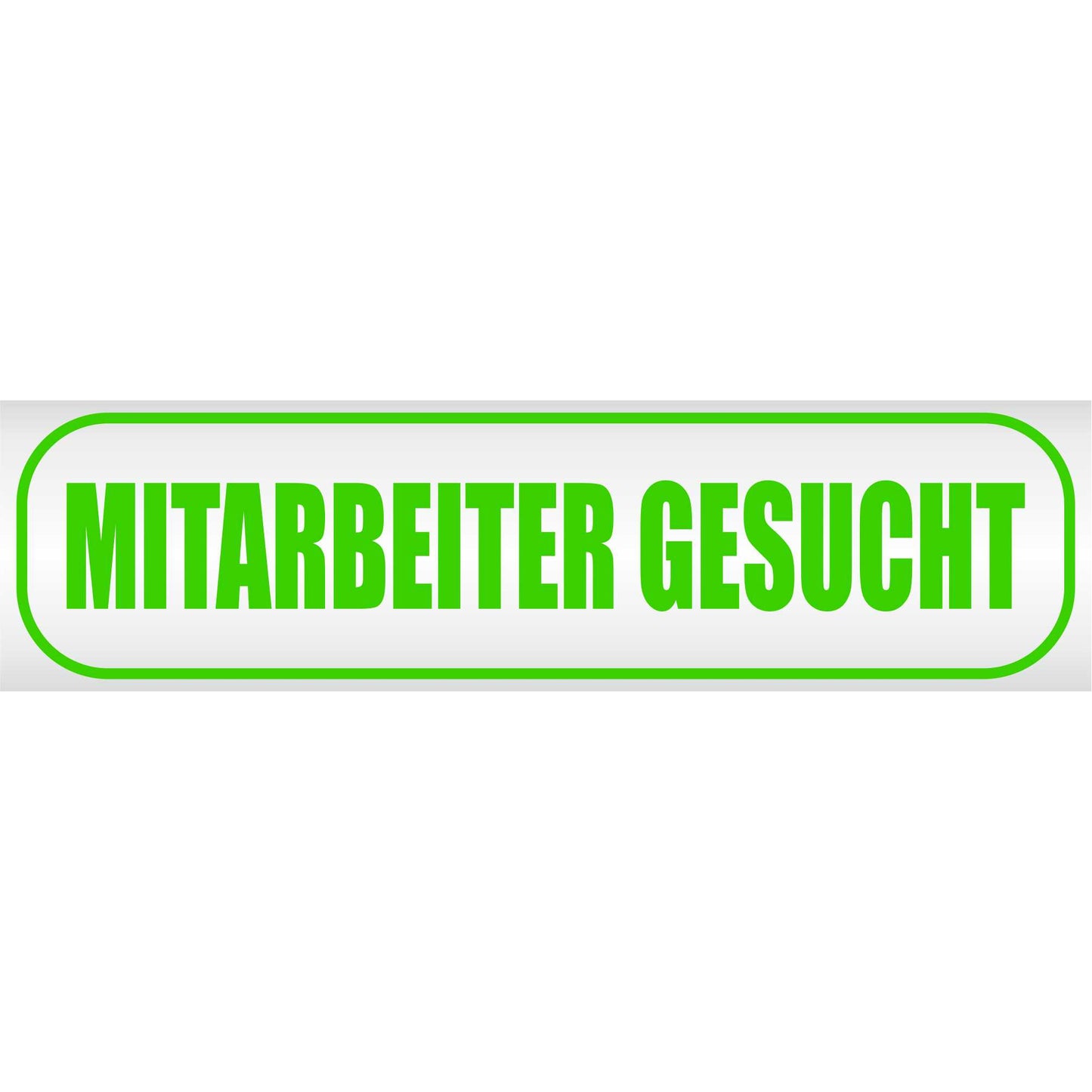 Magnetschild - Mitarbeiter gesucht - Magnetfolie für Auto - LKW - Truck - Baustelle - Firma