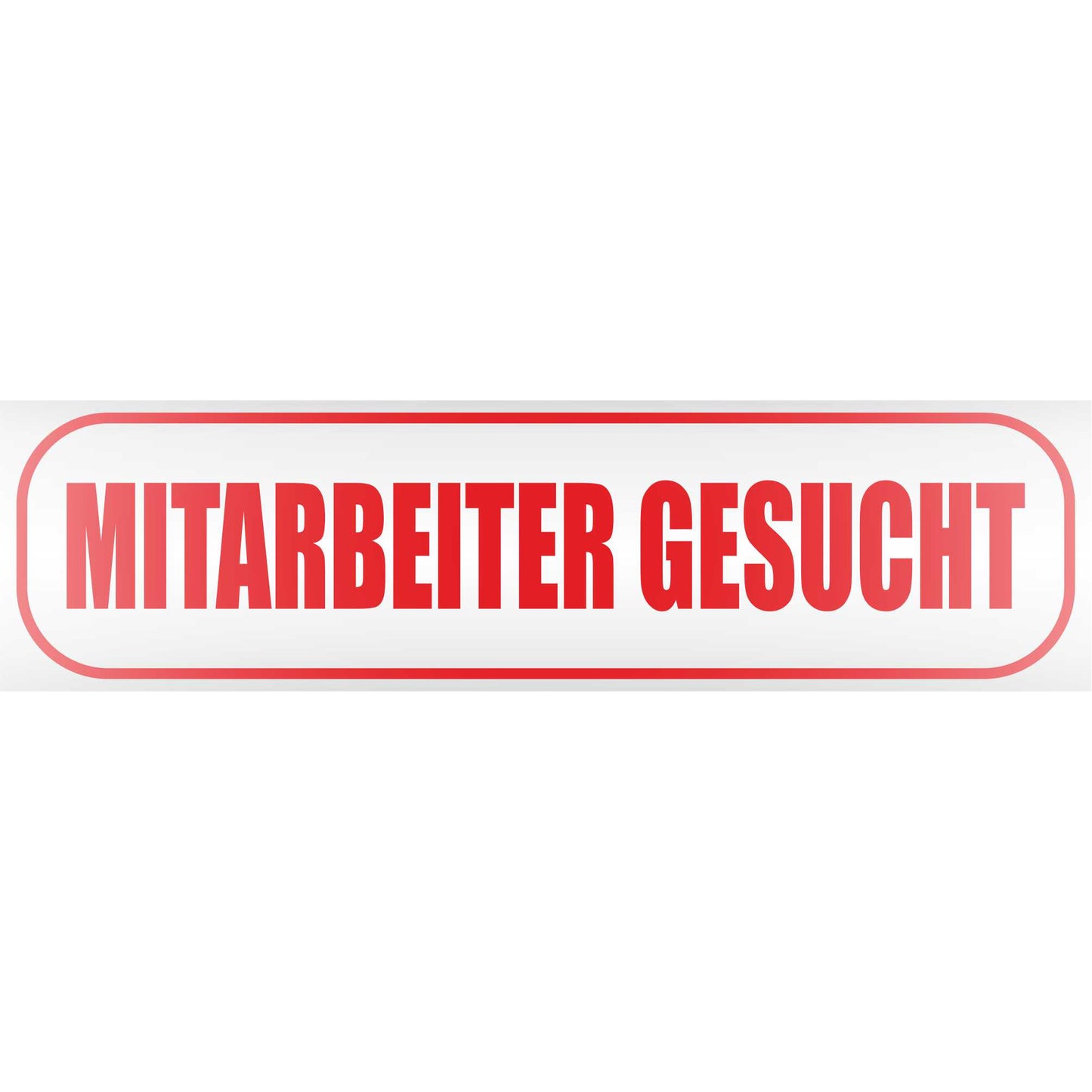 Magnetschild - Mitarbeiter gesucht - Magnetfolie für Auto - LKW - Truck - Baustelle - Firma