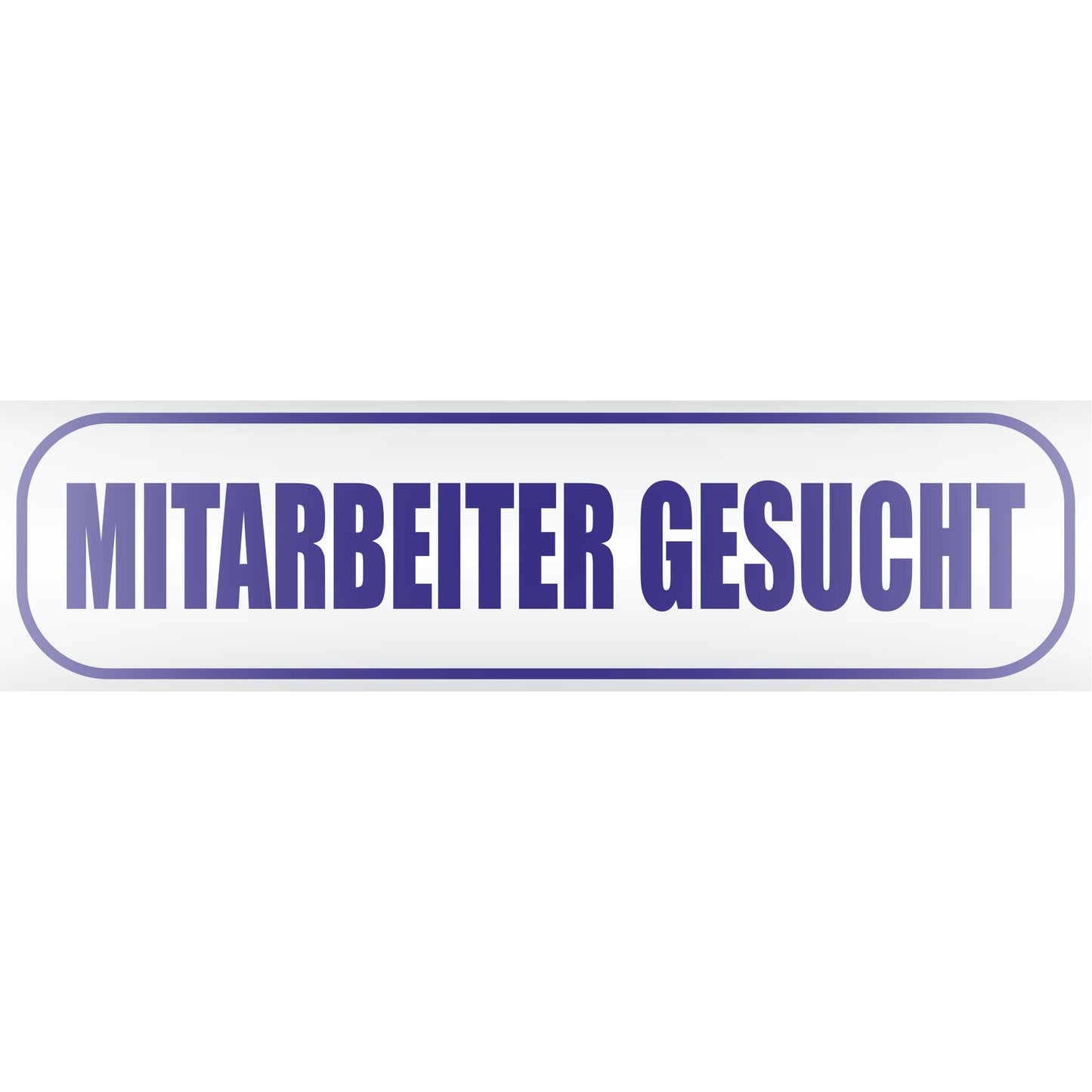 Magnetschild - Mitarbeiter gesucht - Magnetfolie für Auto - LKW - Truck - Baustelle - Firma