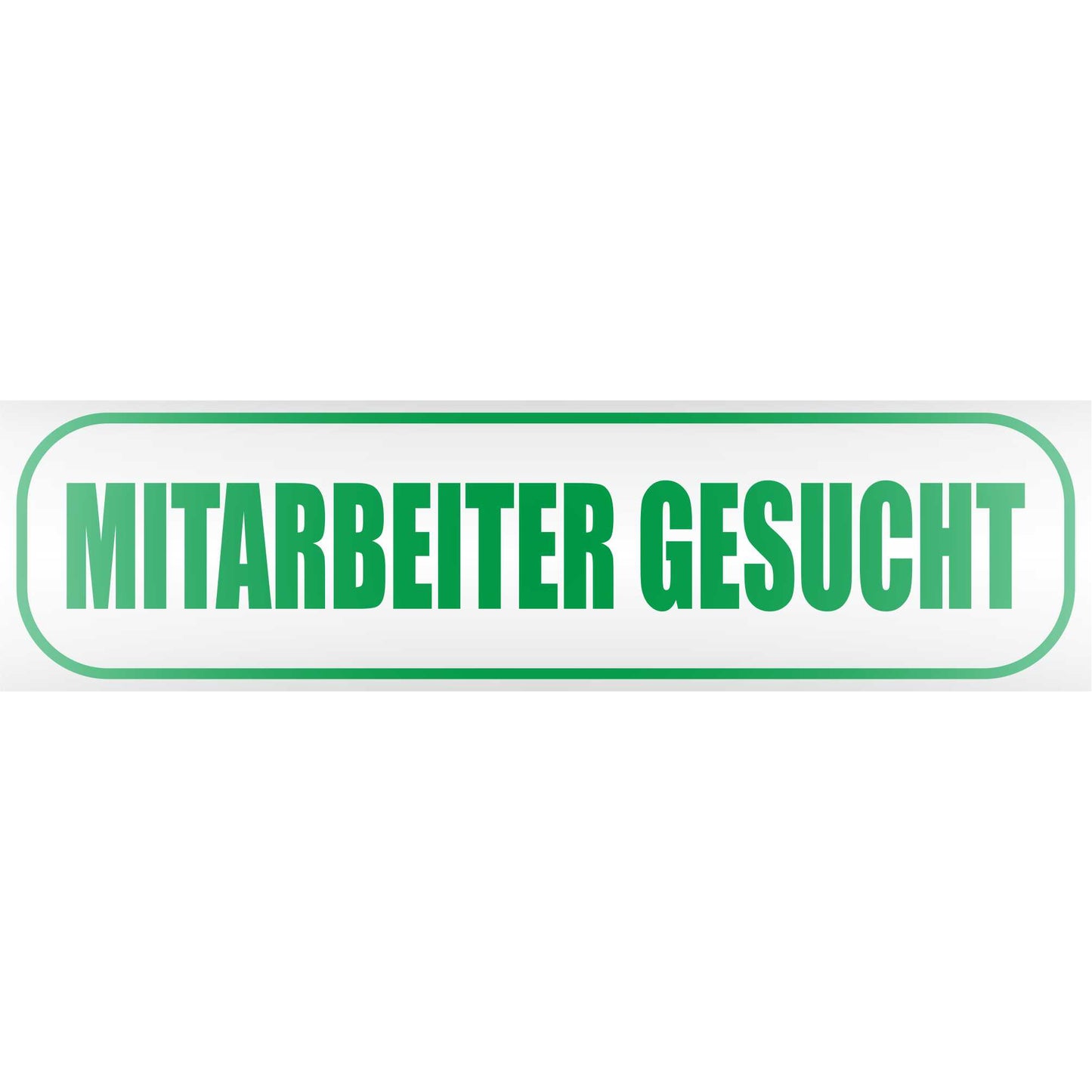 Magnetschild - Mitarbeiter gesucht - Magnetfolie für Auto - LKW - Truck - Baustelle - Firma