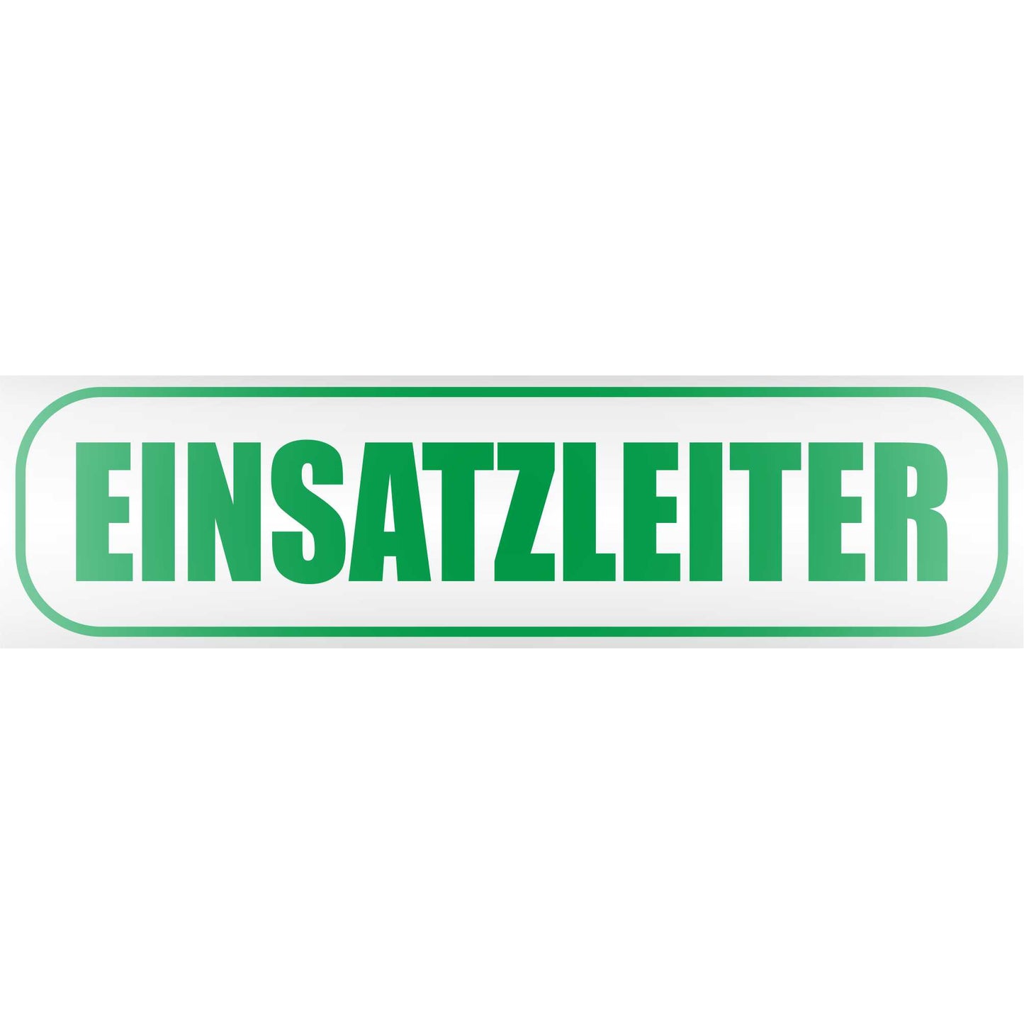 Magnetschild - Einsatzleiter - Magnetfolie für Auto - LKW - Truck - Baustelle - Firma