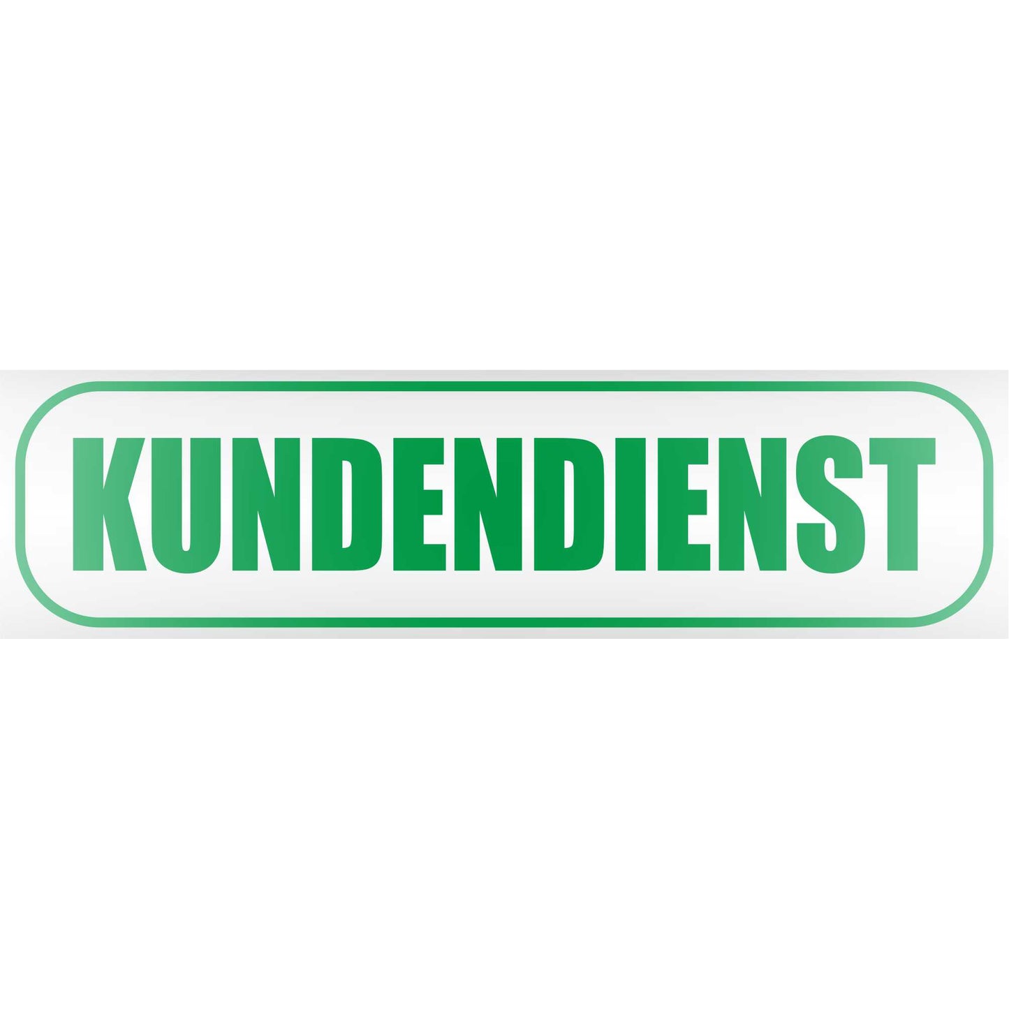 Magnetschild - Kundendienst - Magnetfolie für Auto - LKW - Truck - Baustelle - Firma