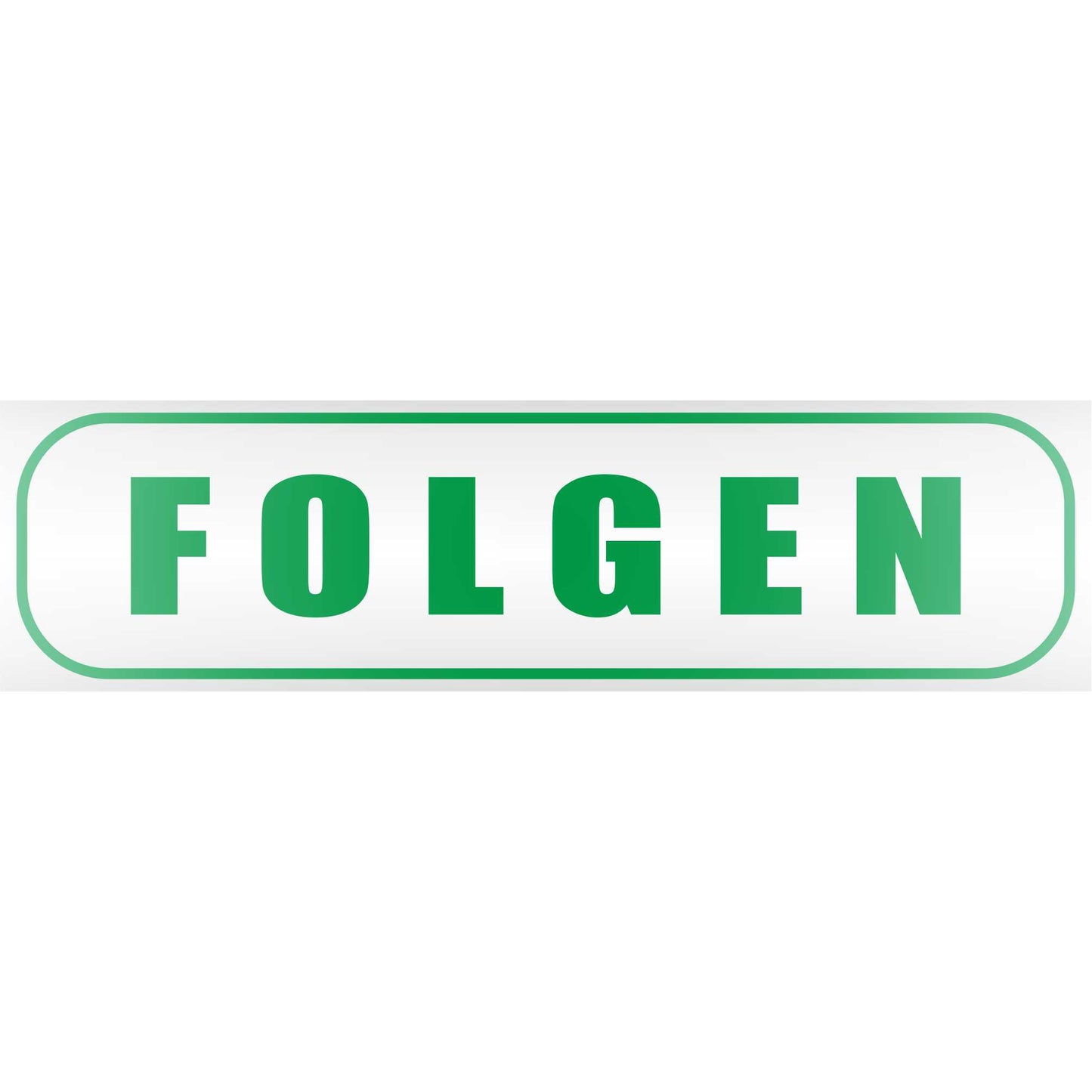 Magnetschild - Folgen - Magnetfolie für Auto - LKW - Truck - Baustelle - Firma