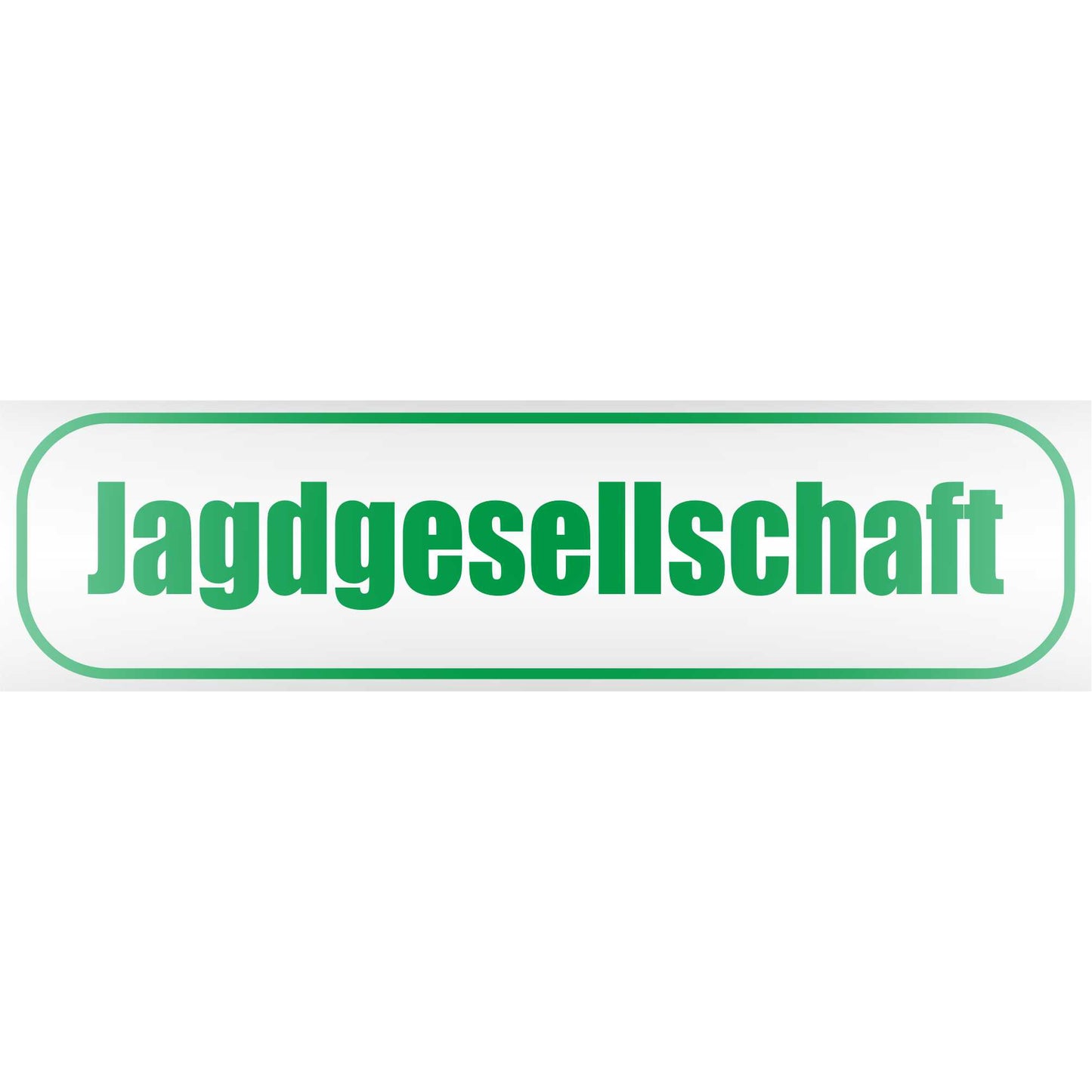 Magnetschild - Jagdgesellschaf - Magnetfolie für Auto - LKW - Truck - Baustelle - Firma